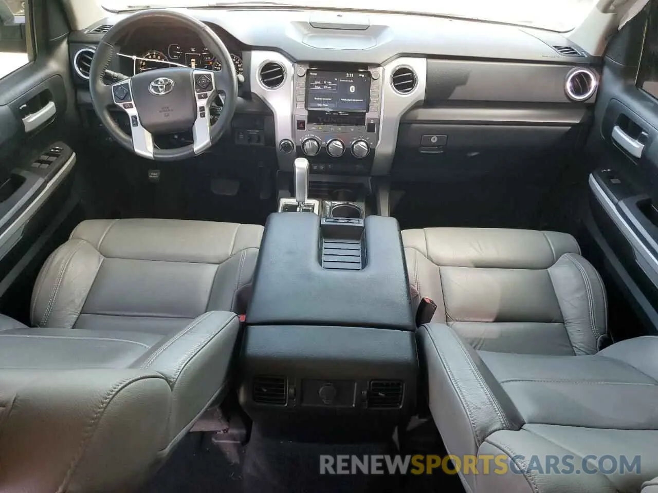 8 fotografías del automóvil dañado 5TFDY5F13MX984863 TOYOTA TUNDRA 2021