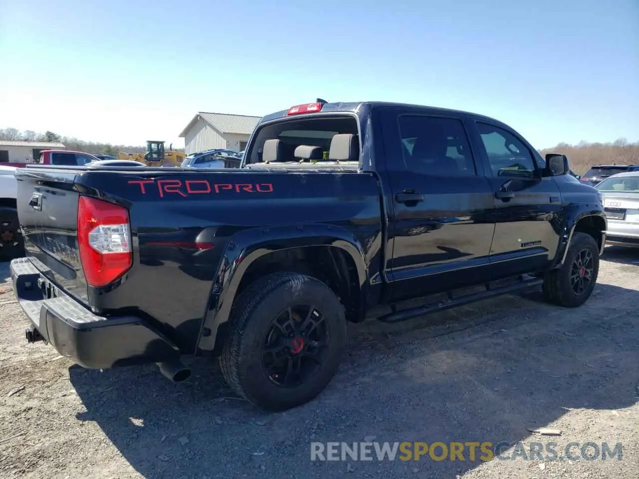 3 fotografías del automóvil dañado 5TFDY5F14MX965660 TOYOTA TUNDRA 2021