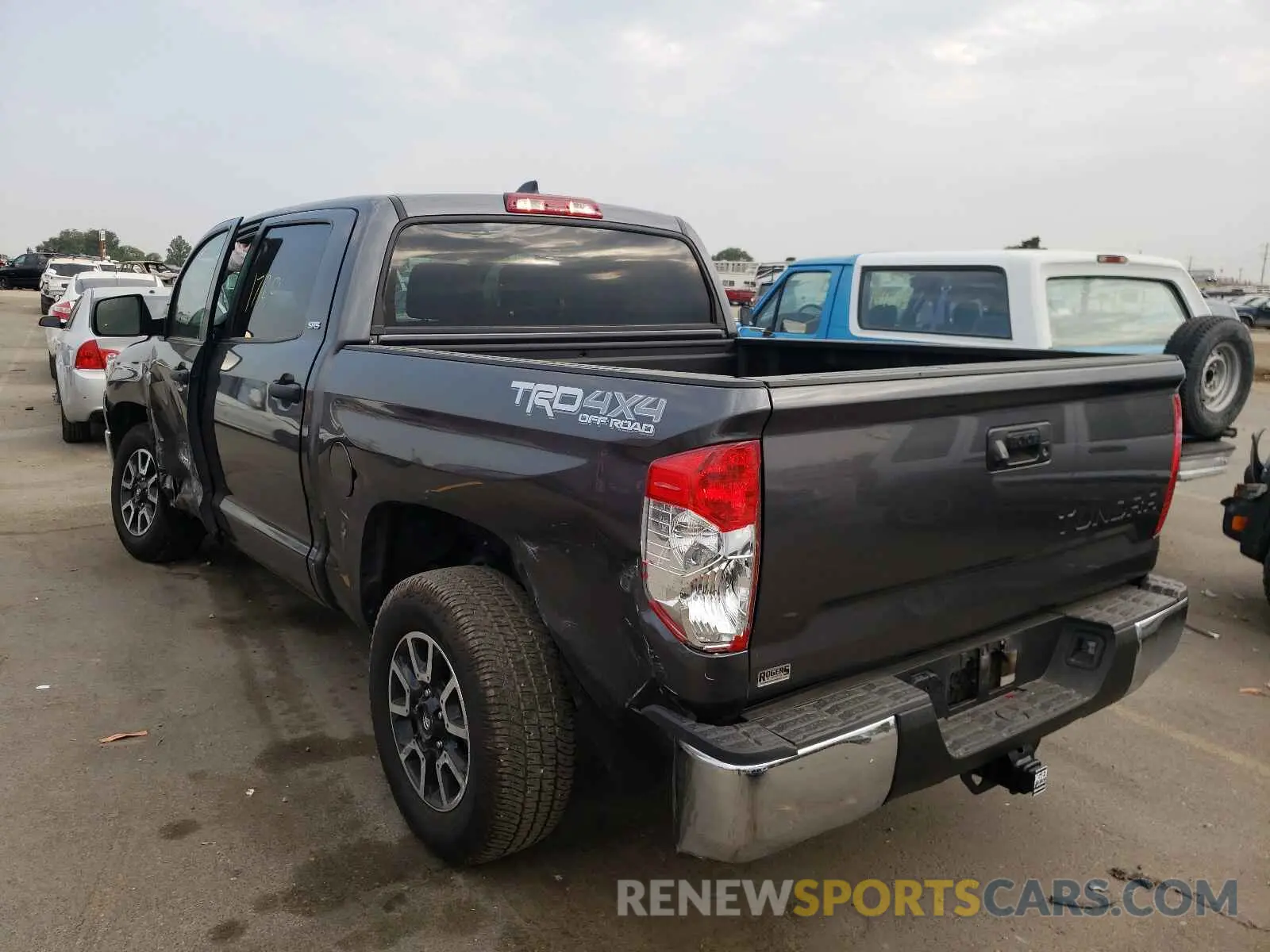 3 fotografías del automóvil dañado 5TFDY5F14MX976853 TOYOTA TUNDRA 2021