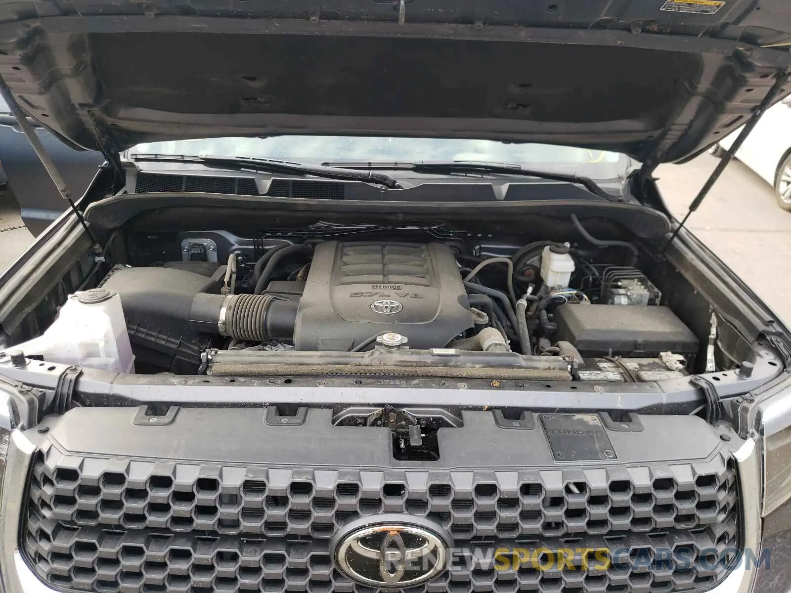 7 fotografías del automóvil dañado 5TFDY5F14MX976853 TOYOTA TUNDRA 2021