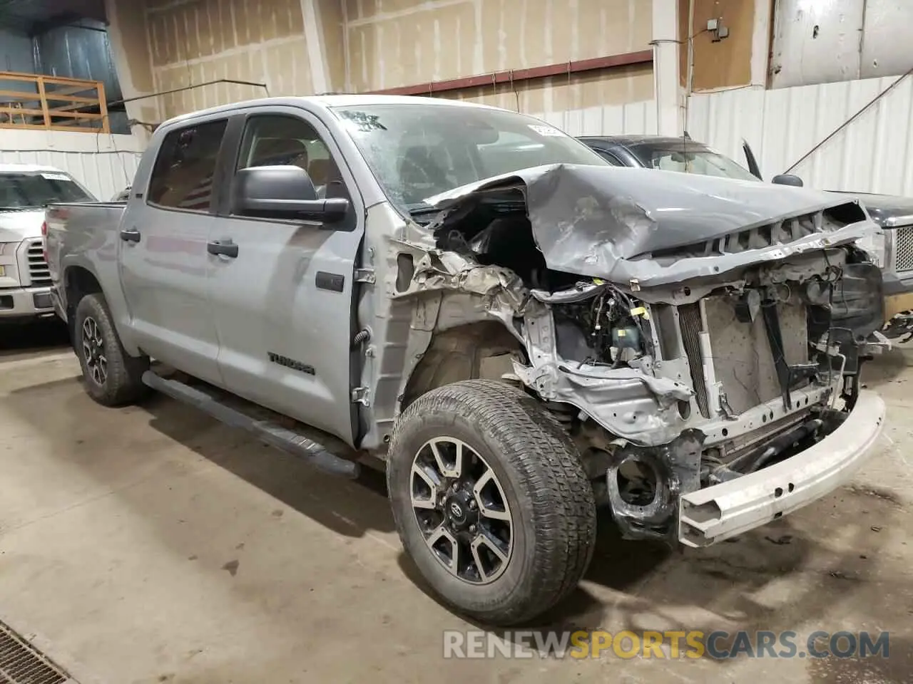 4 fotografías del automóvil dañado 5TFDY5F15MX017834 TOYOTA TUNDRA 2021