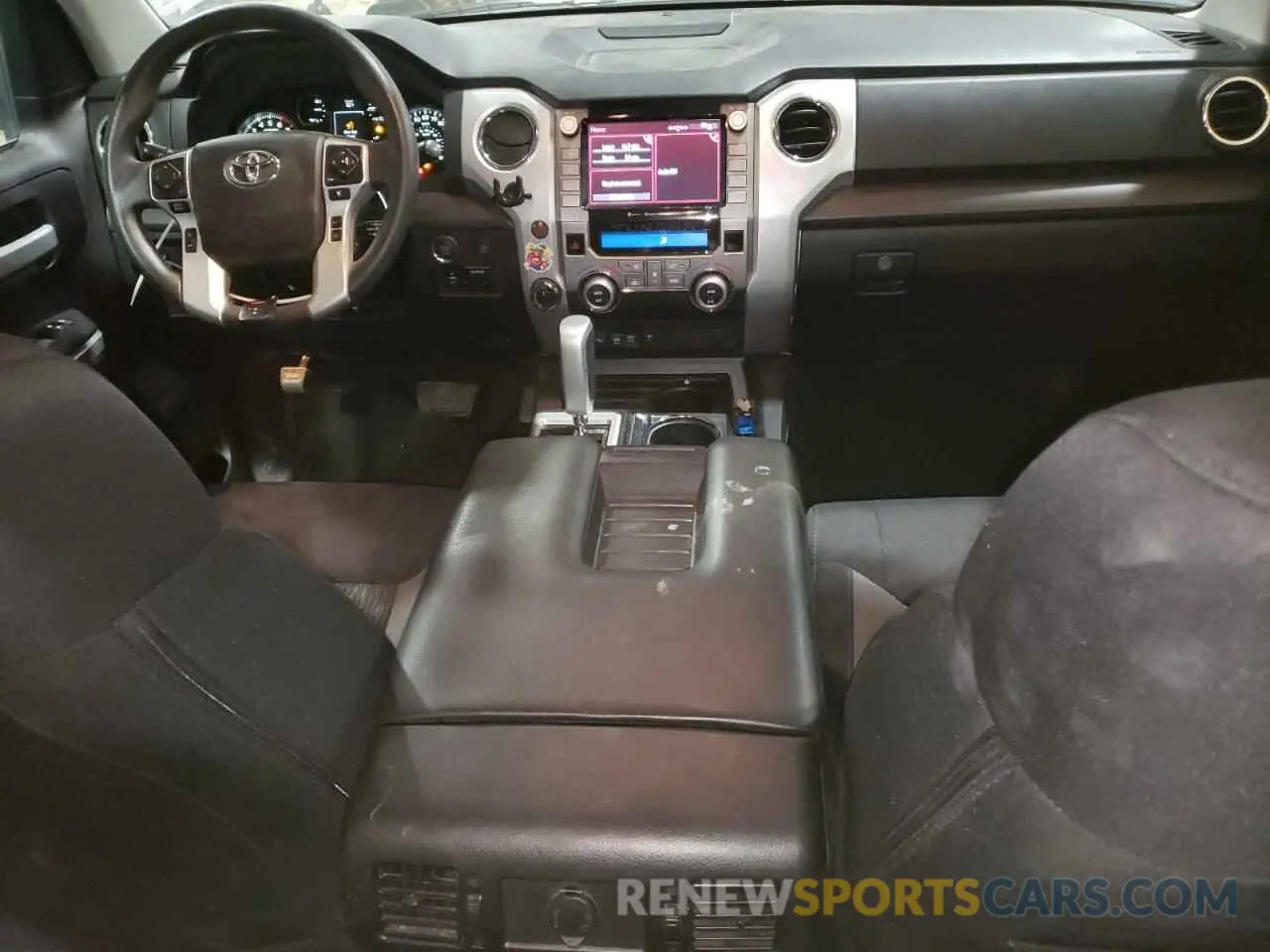 8 fotografías del automóvil dañado 5TFDY5F15MX017834 TOYOTA TUNDRA 2021