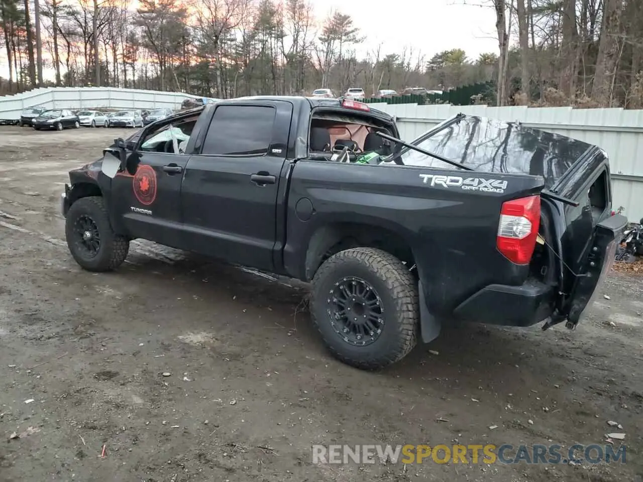 2 fotografías del automóvil dañado 5TFDY5F15MX959107 TOYOTA TUNDRA 2021