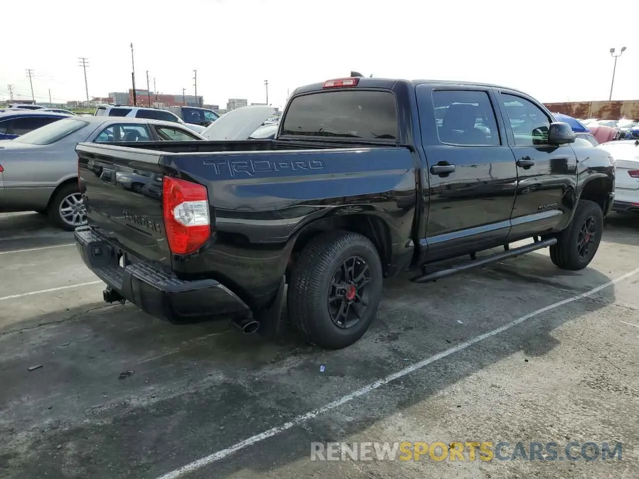 3 fotografías del automóvil dañado 5TFDY5F15MX965604 TOYOTA TUNDRA 2021