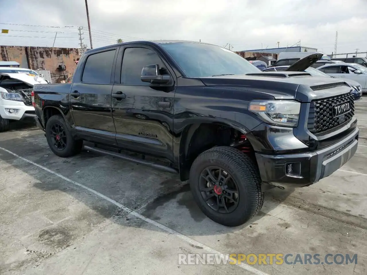 4 fotografías del automóvil dañado 5TFDY5F15MX965604 TOYOTA TUNDRA 2021
