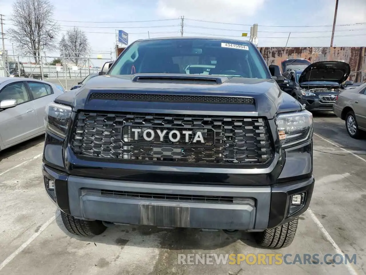 5 fotografías del automóvil dañado 5TFDY5F15MX965604 TOYOTA TUNDRA 2021