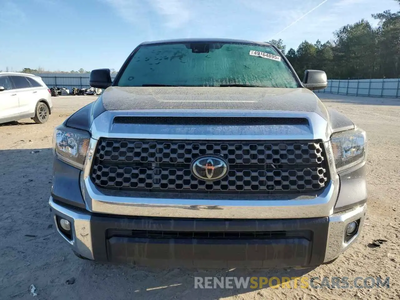 5 fotografías del automóvil dañado 5TFDY5F15MX989031 TOYOTA TUNDRA 2021