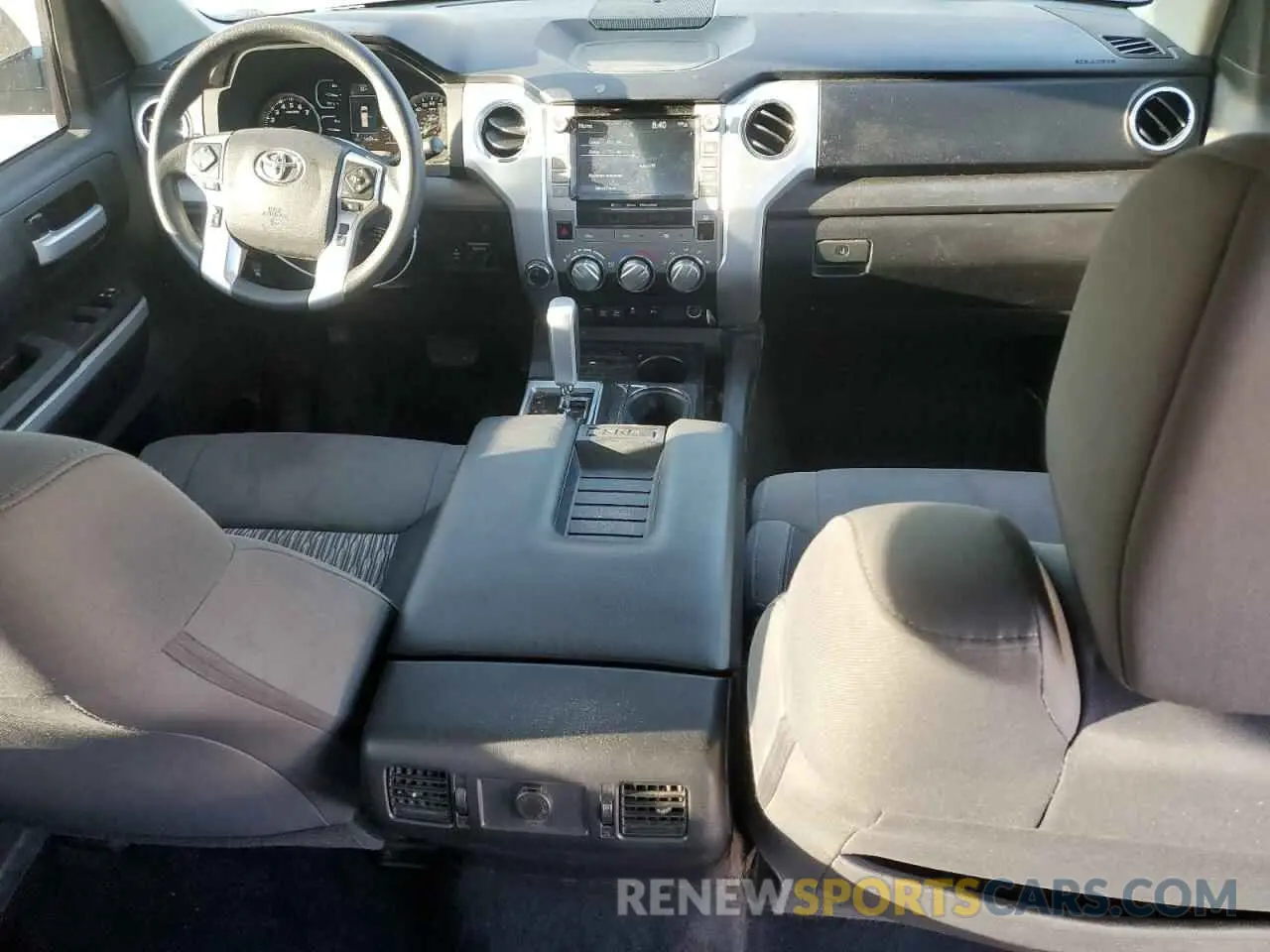 8 fotografías del automóvil dañado 5TFDY5F15MX989031 TOYOTA TUNDRA 2021