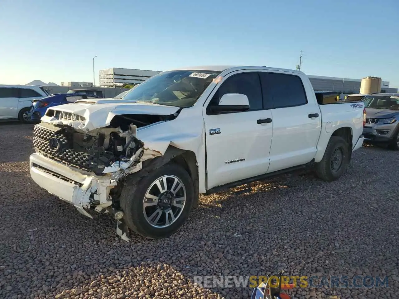 1 fotografías del automóvil dañado 5TFDY5F16MX034562 TOYOTA TUNDRA 2021