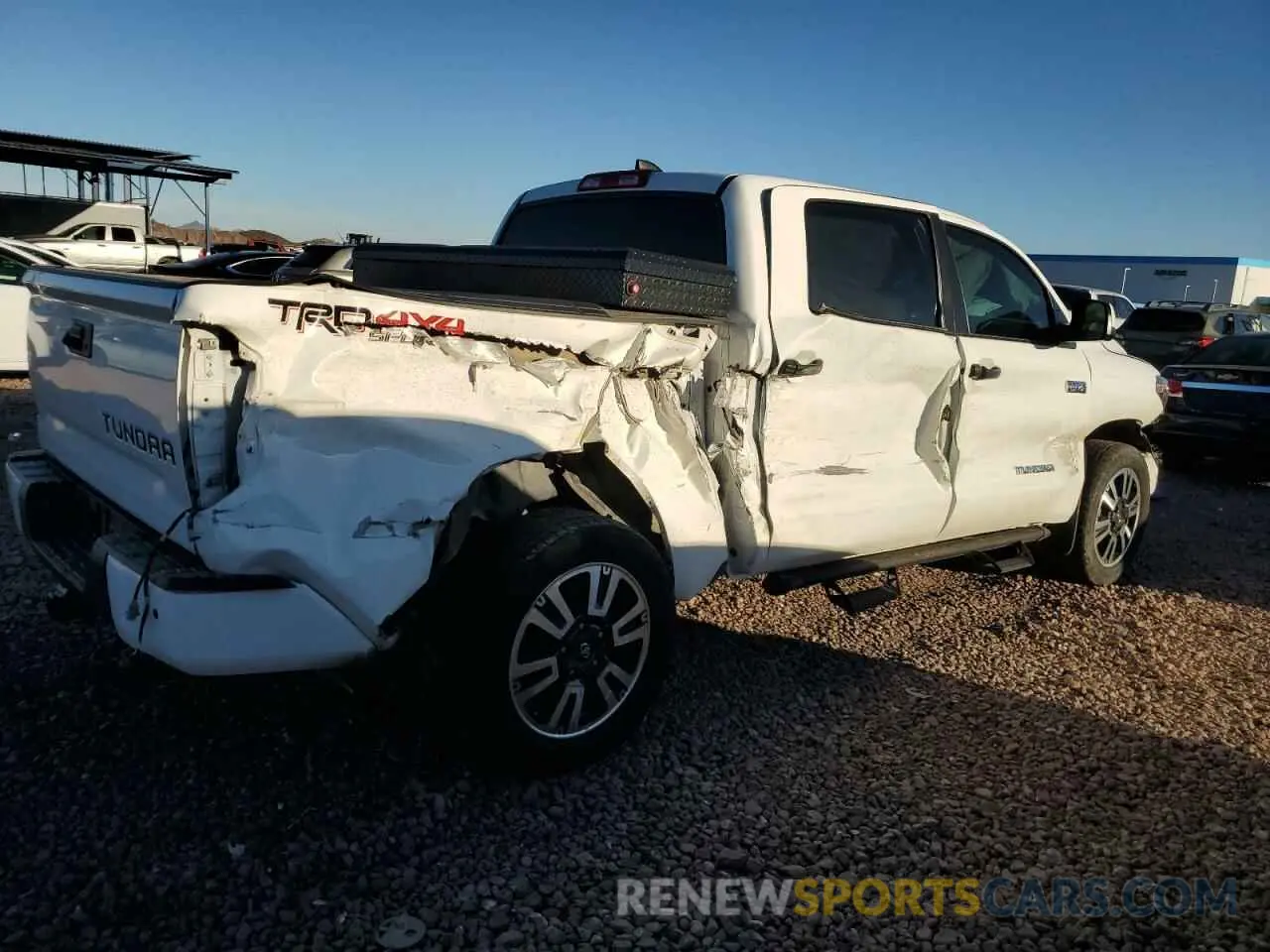 3 fotografías del automóvil dañado 5TFDY5F16MX034562 TOYOTA TUNDRA 2021