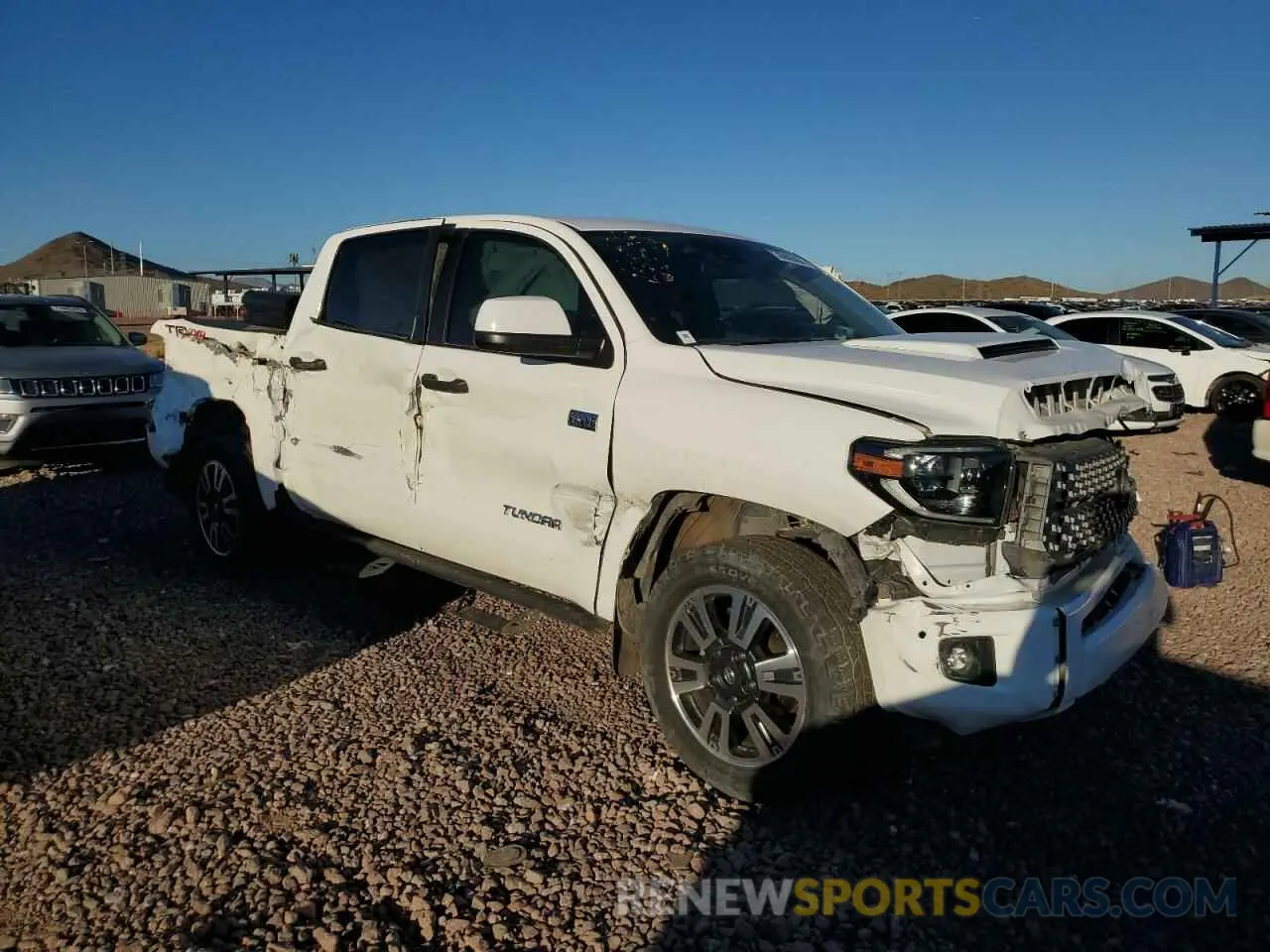 4 fotografías del automóvil dañado 5TFDY5F16MX034562 TOYOTA TUNDRA 2021