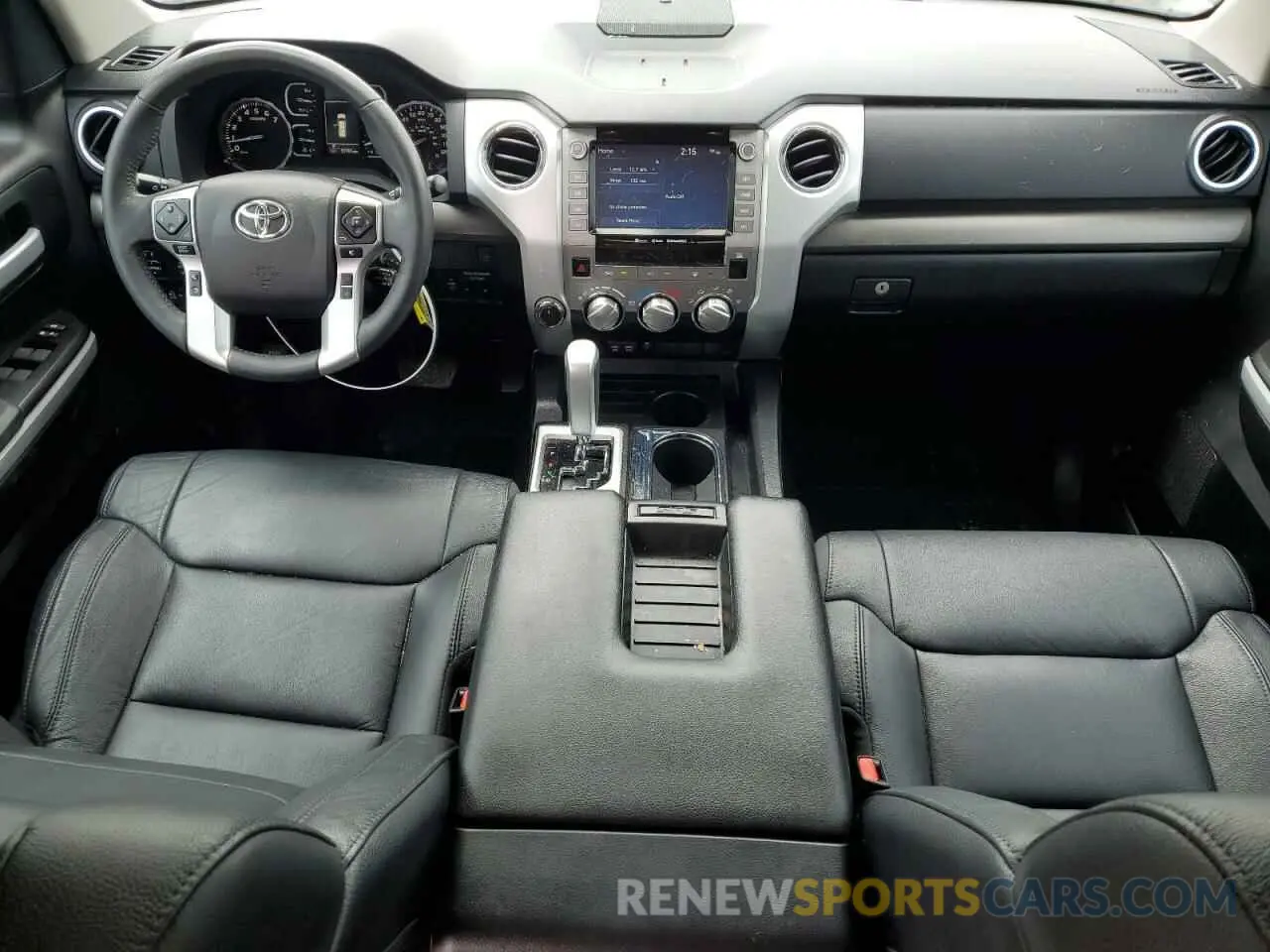 8 fotografías del automóvil dañado 5TFDY5F16MX042211 TOYOTA TUNDRA 2021
