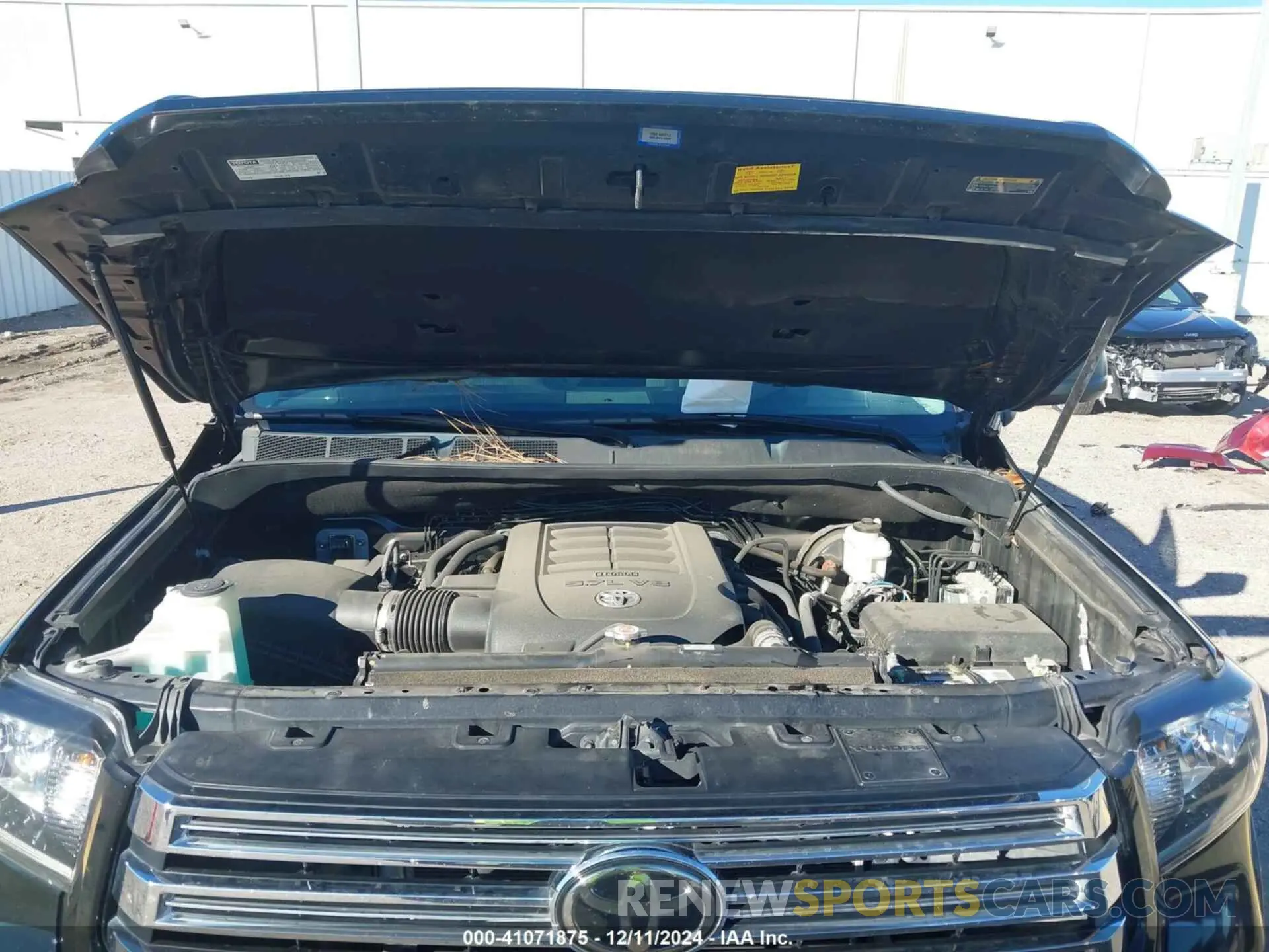 10 fotografías del automóvil dañado 5TFDY5F16MX988308 TOYOTA TUNDRA 2021
