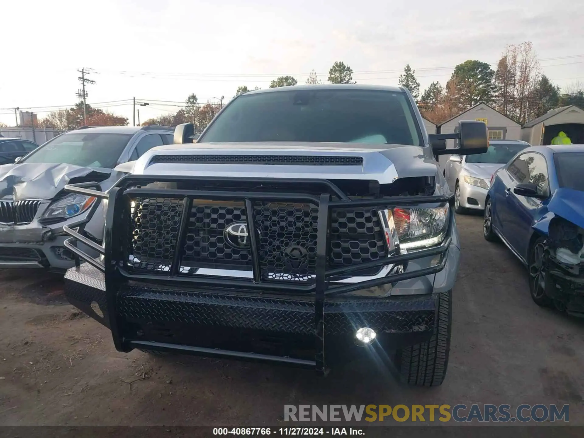 12 fotografías del automóvil dañado 5TFDY5F17MX007855 TOYOTA TUNDRA 2021