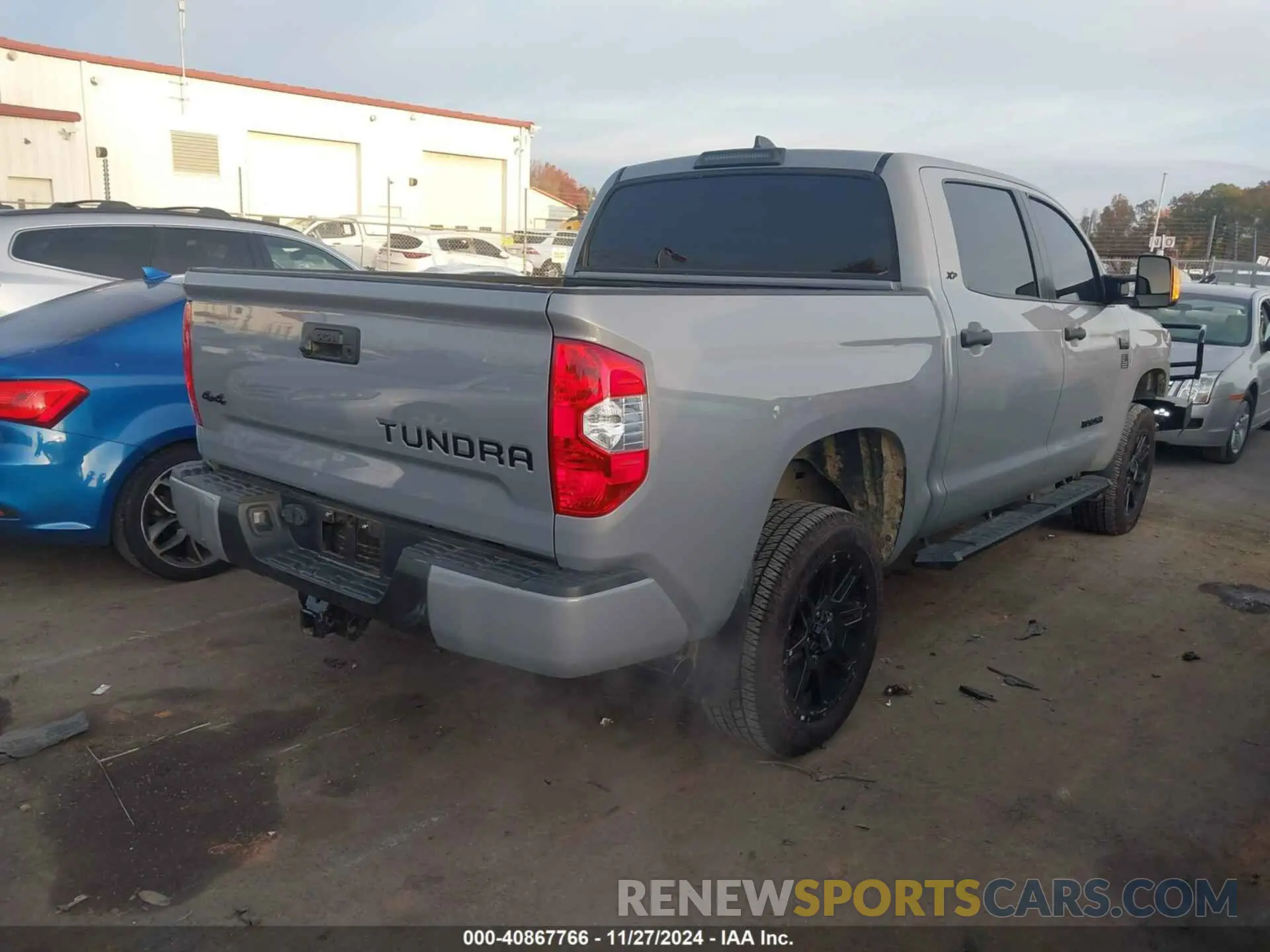 4 fotografías del automóvil dañado 5TFDY5F17MX007855 TOYOTA TUNDRA 2021