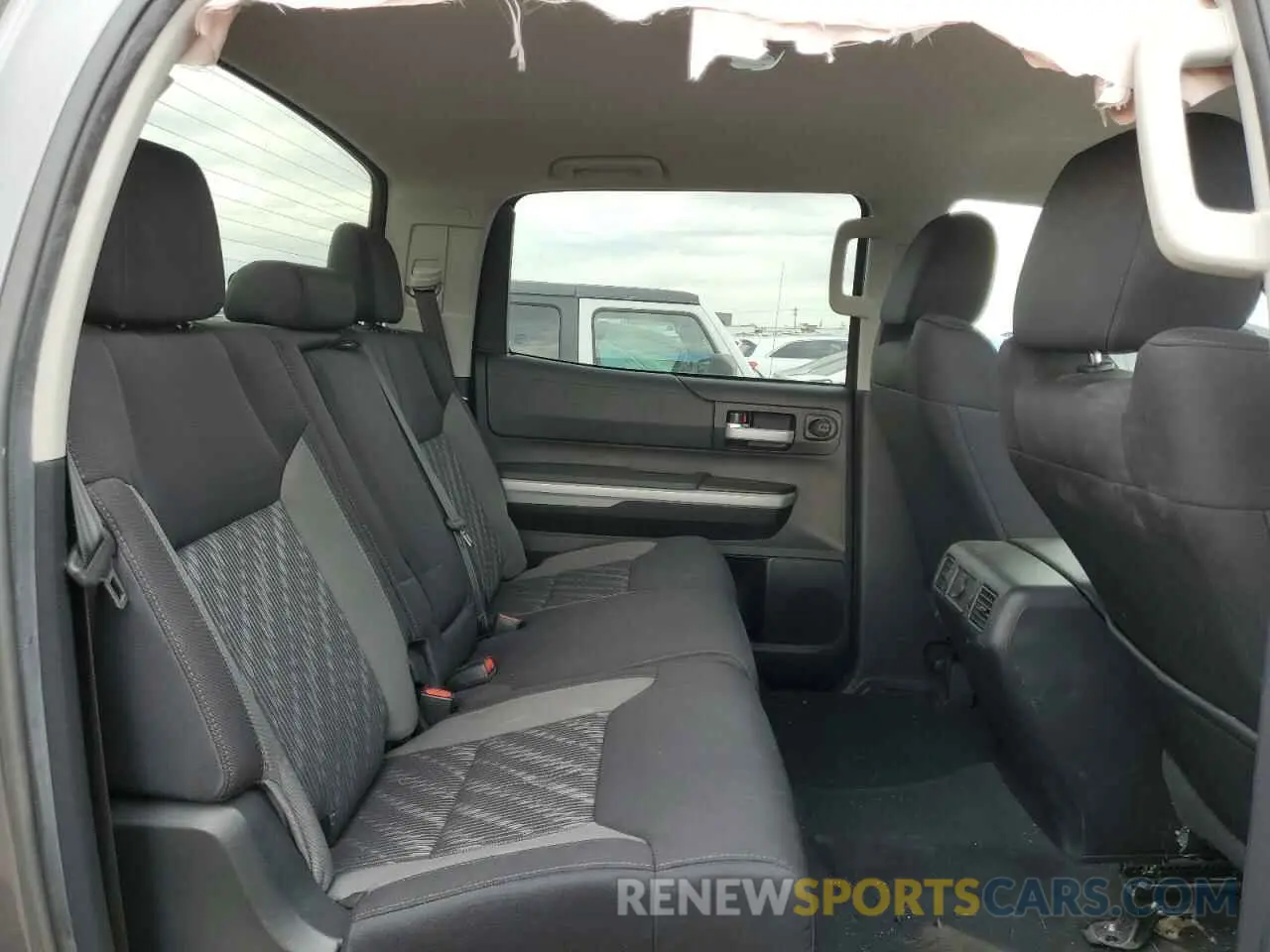 6 fotografías del automóvil dañado 5TFDY5F17MX965653 TOYOTA TUNDRA 2021