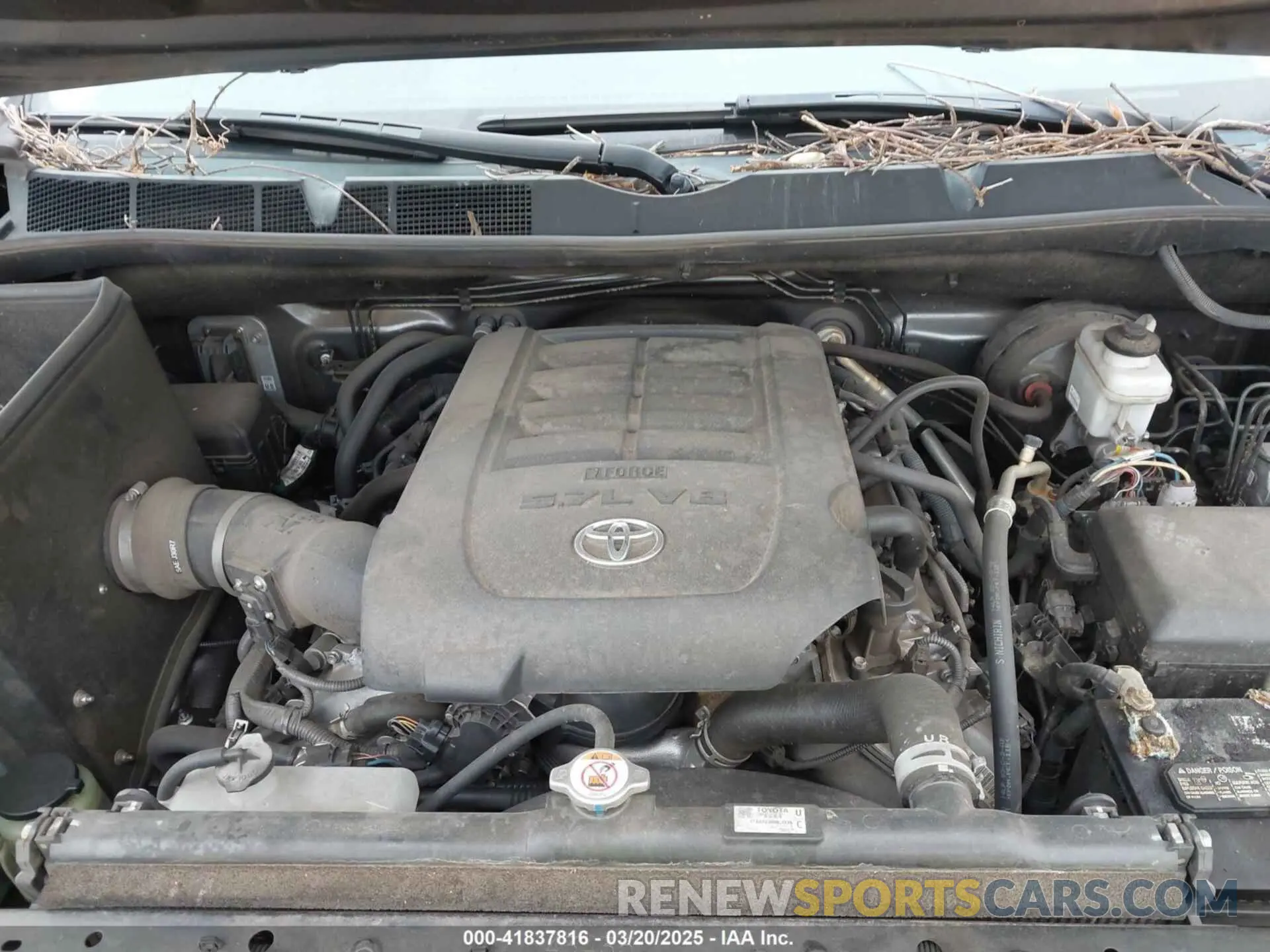 10 fotografías del automóvil dañado 5TFDY5F17MX970027 TOYOTA TUNDRA 2021