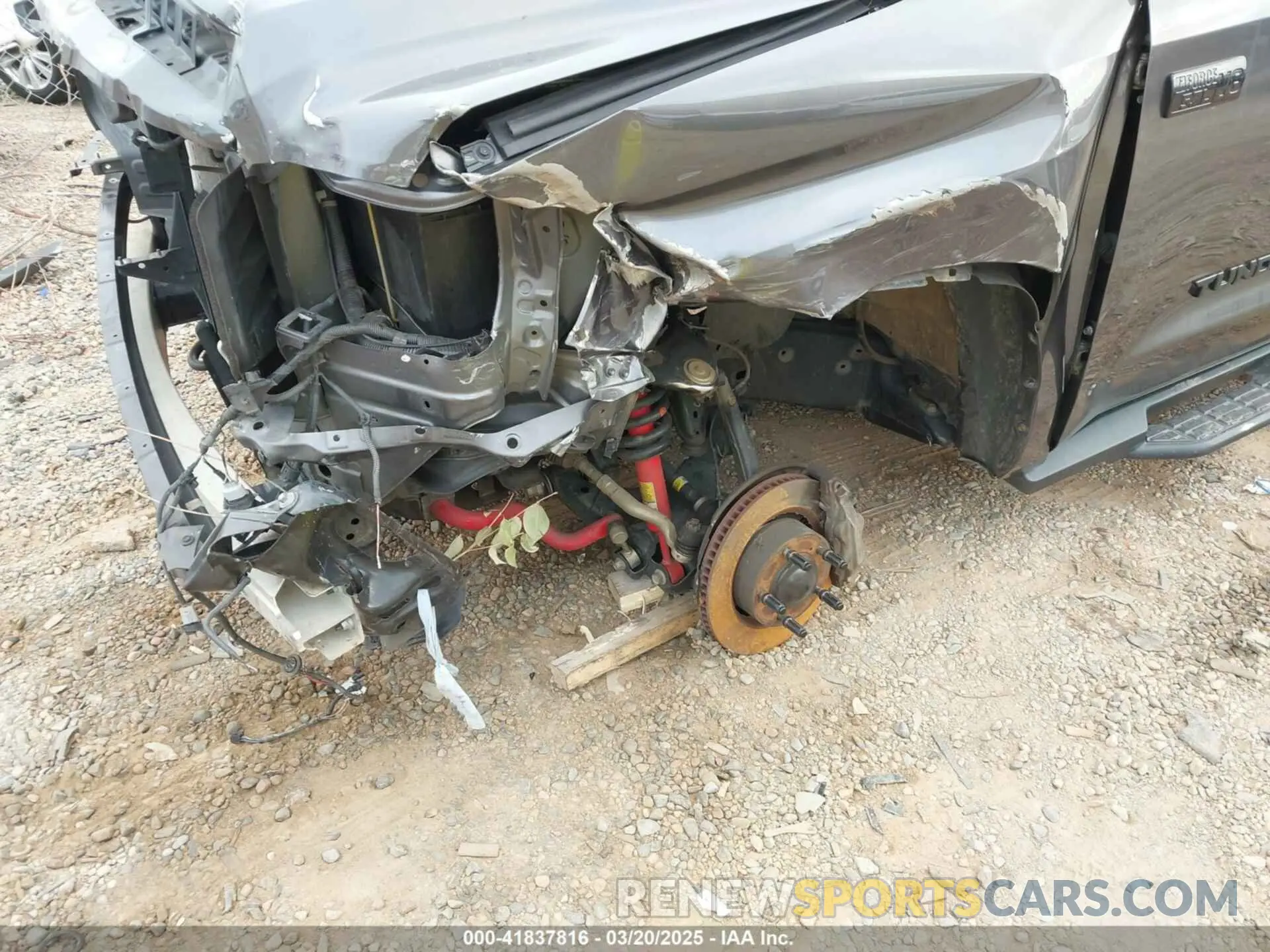 6 fotografías del automóvil dañado 5TFDY5F17MX970027 TOYOTA TUNDRA 2021