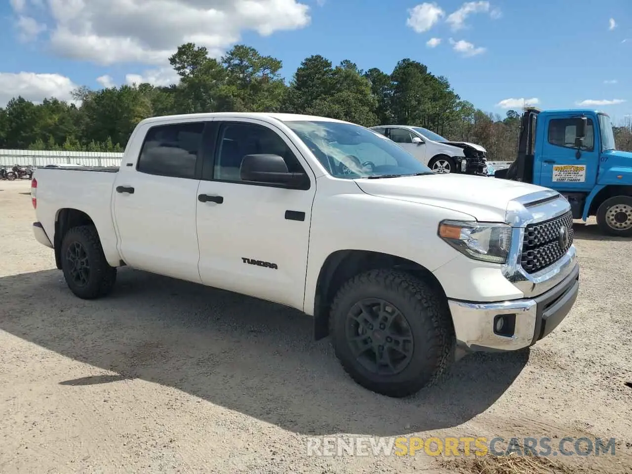 4 fotografías del automóvil dañado 5TFDY5F17MX990343 TOYOTA TUNDRA 2021