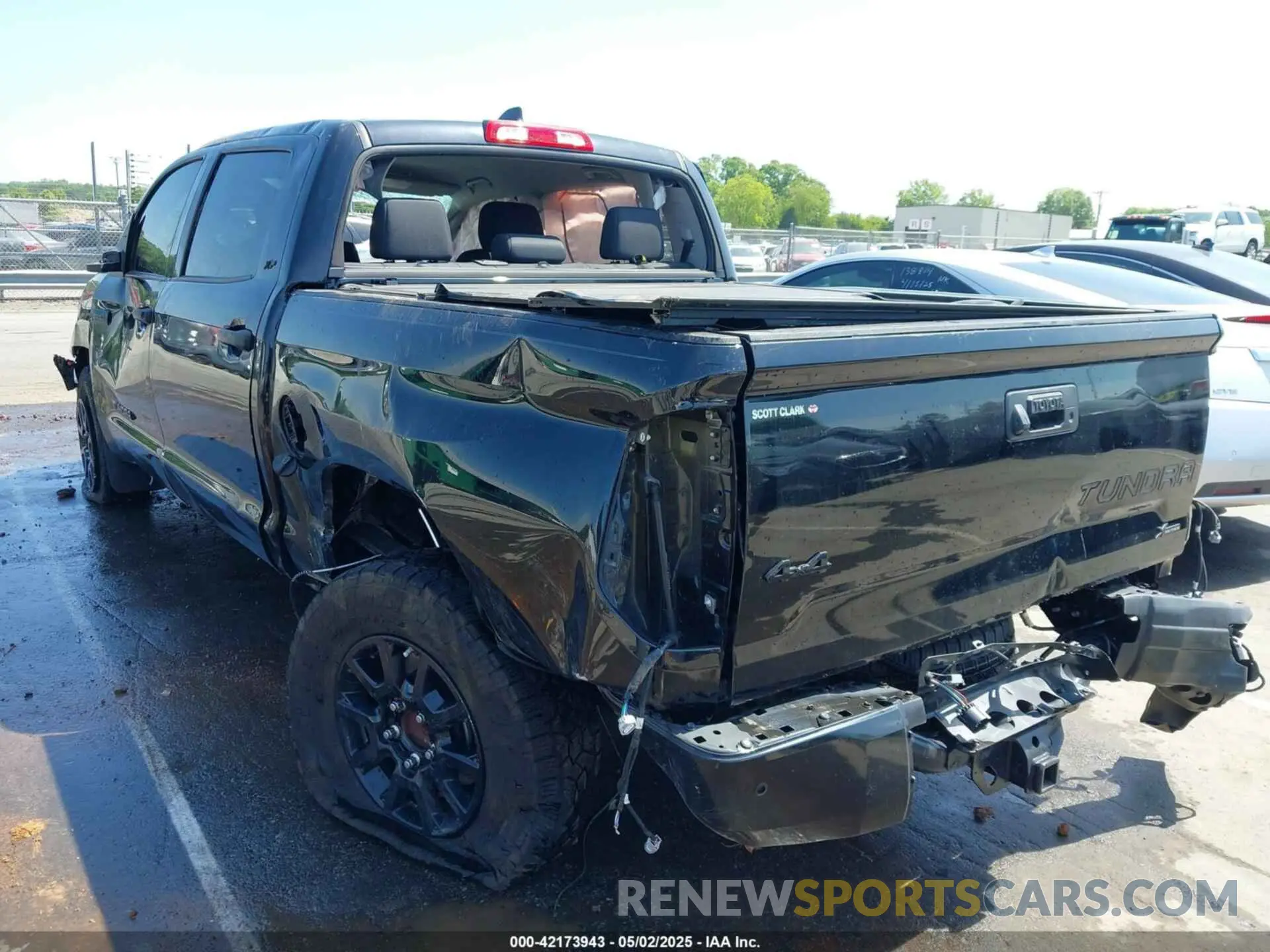 3 fotografías del automóvil dañado 5TFDY5F17MX991623 TOYOTA TUNDRA 2021