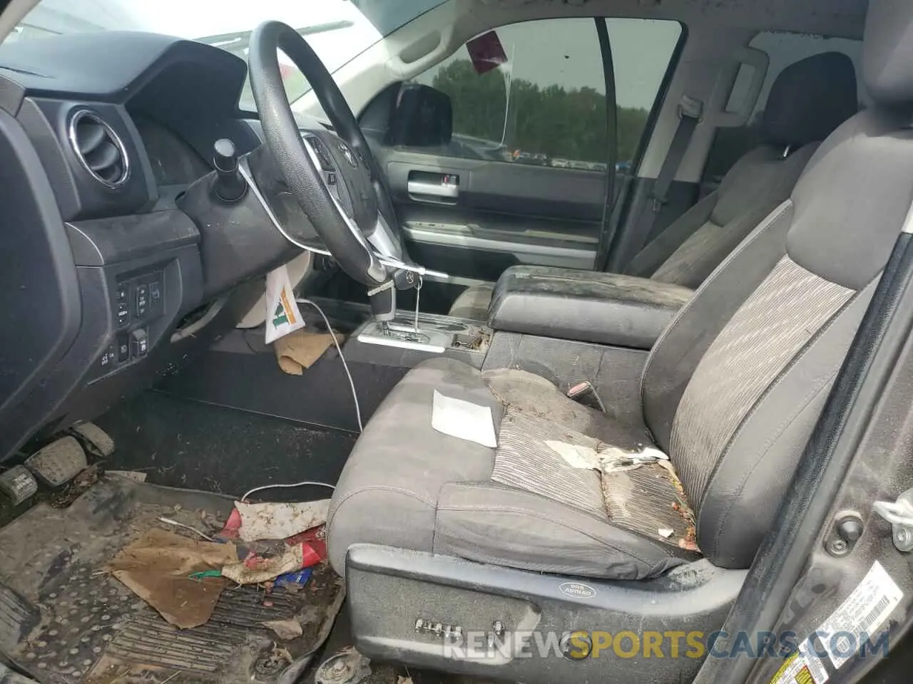 7 fotografías del automóvil dañado 5TFDY5F17MX994358 TOYOTA TUNDRA 2021