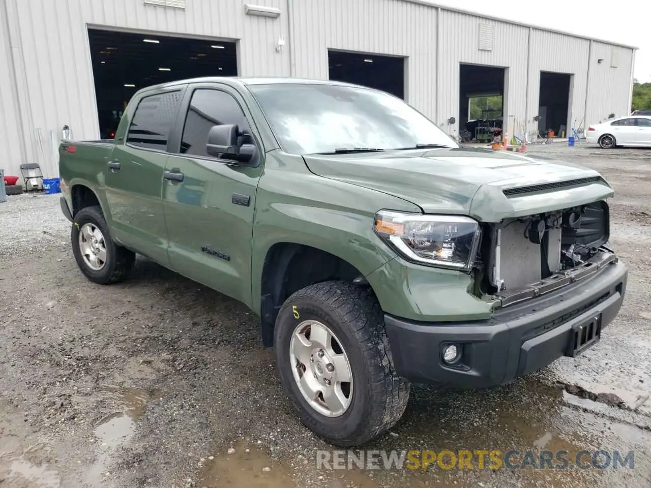 1 fotografías del automóvil dañado 5TFDY5F18MX019383 TOYOTA TUNDRA 2021