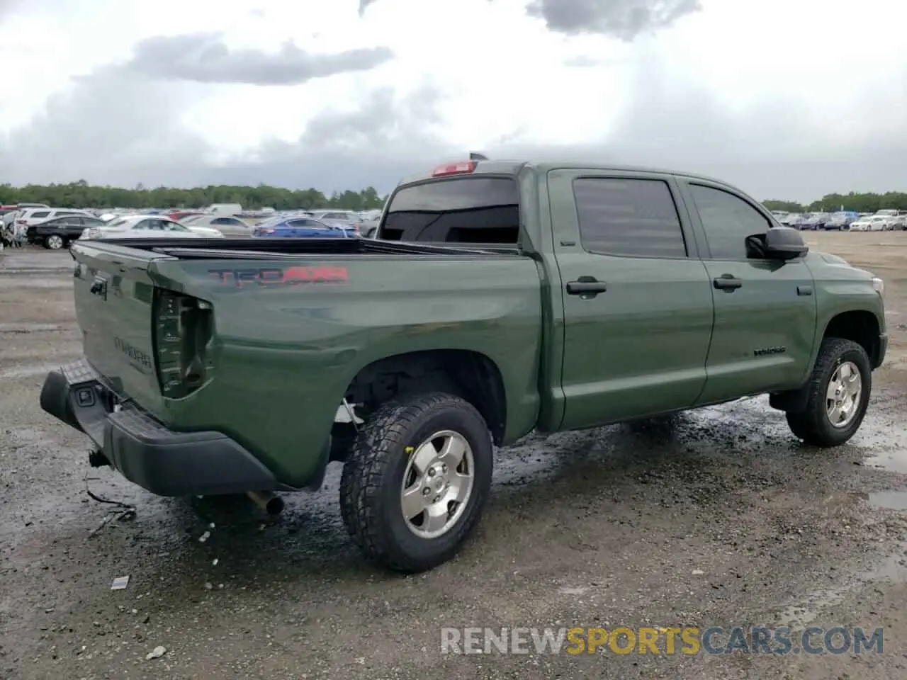 4 fotografías del automóvil dañado 5TFDY5F18MX019383 TOYOTA TUNDRA 2021