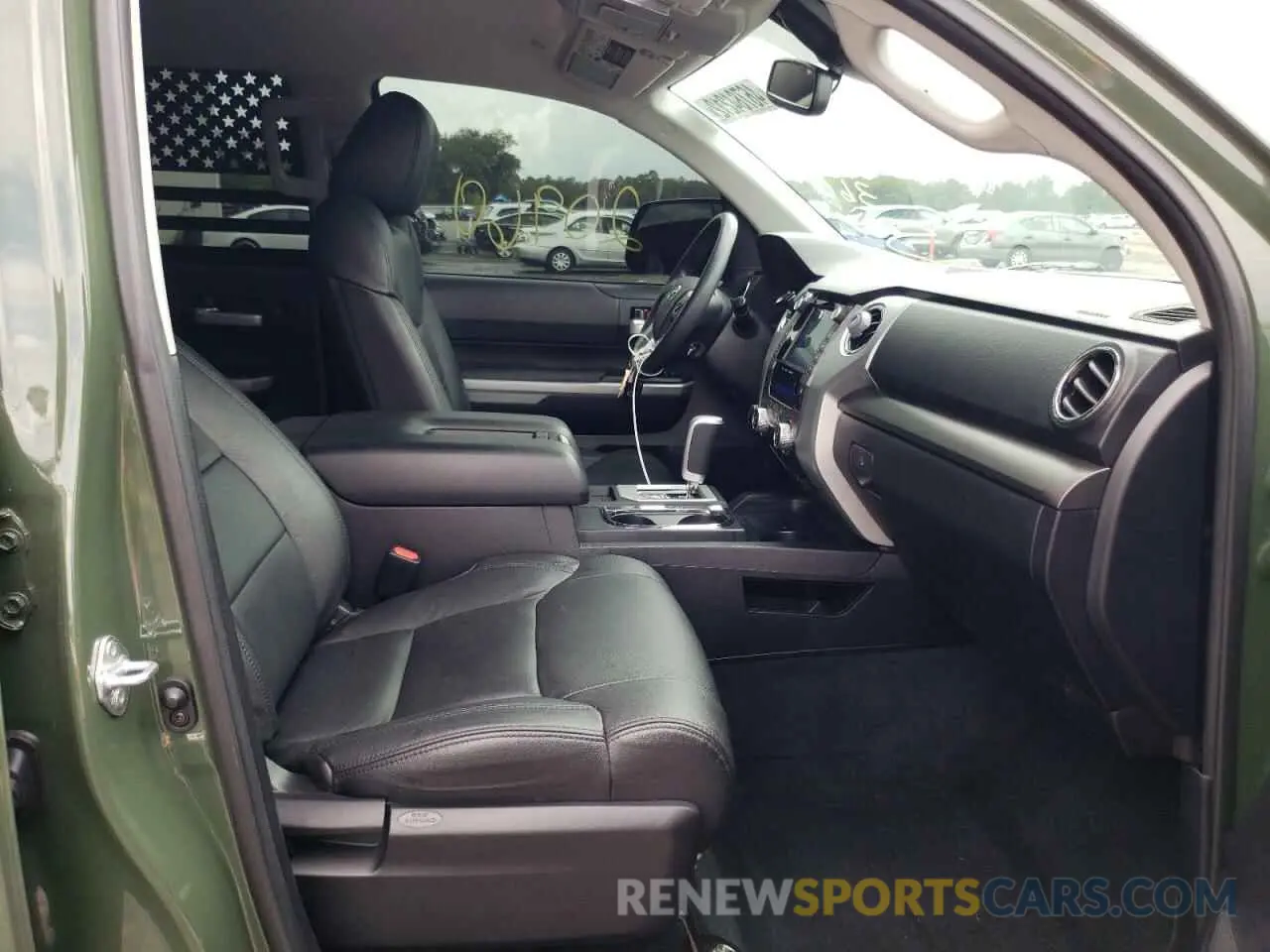 5 fotografías del automóvil dañado 5TFDY5F18MX019383 TOYOTA TUNDRA 2021