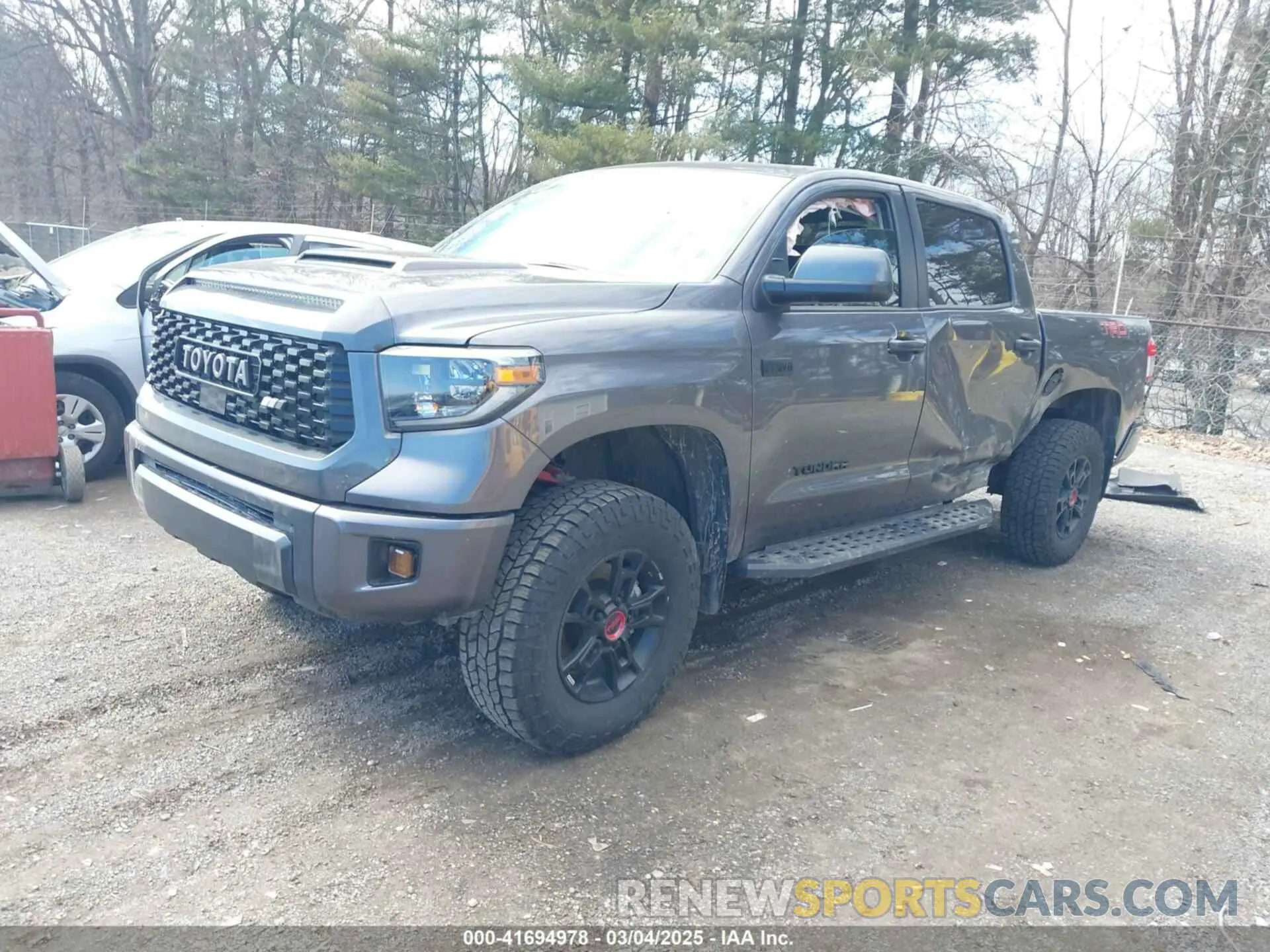 2 fotografías del automóvil dañado 5TFDY5F19MX015729 TOYOTA TUNDRA 2021