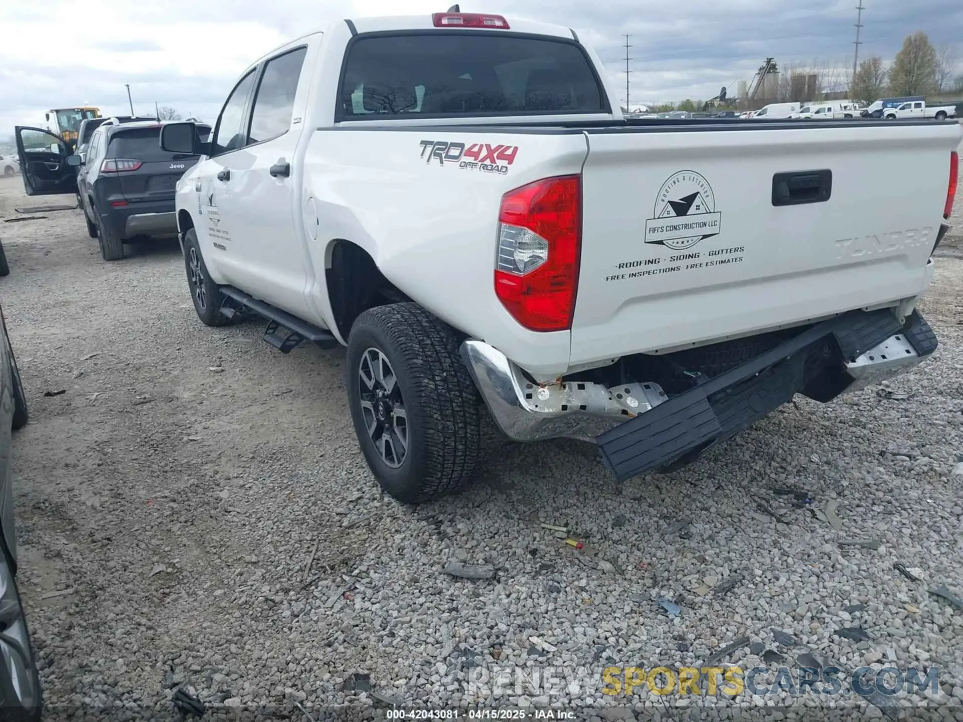 3 fotografías del automóvil dañado 5TFDY5F19MX037861 TOYOTA TUNDRA 2021