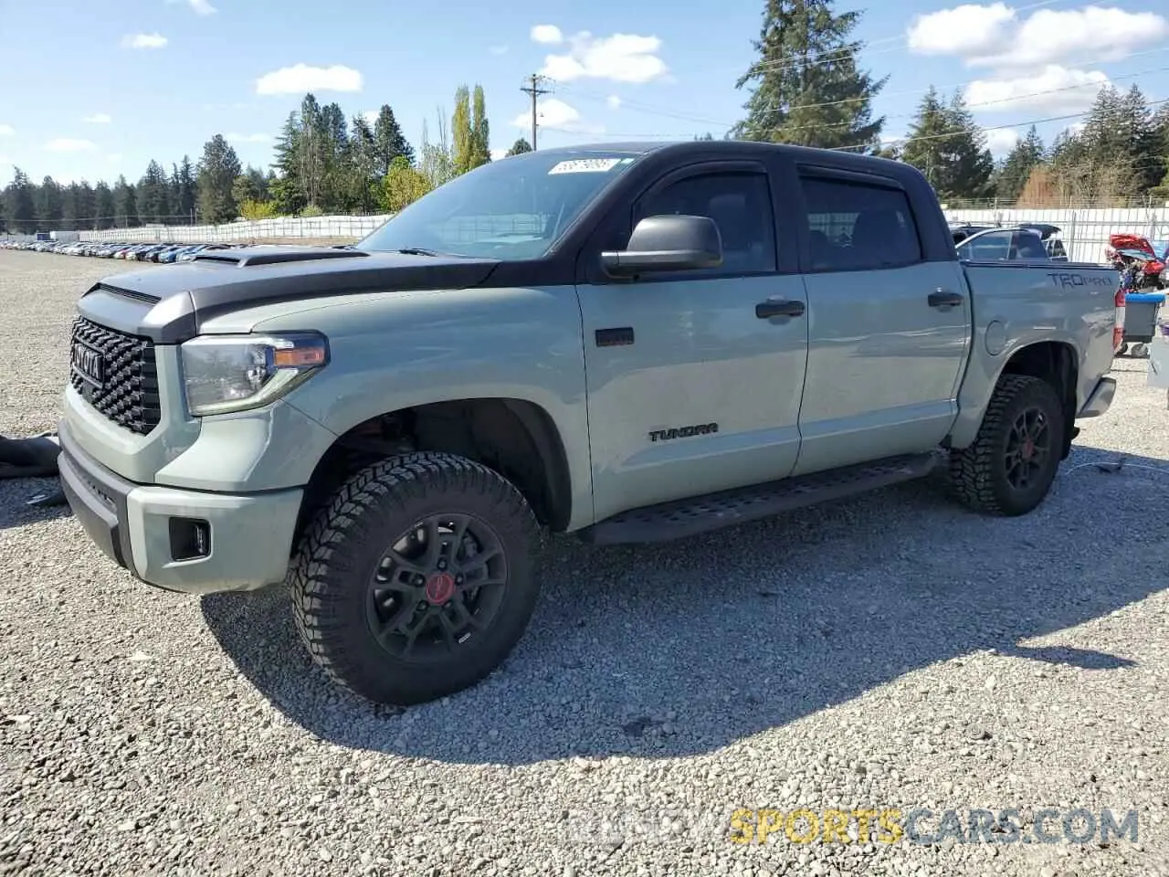 1 fotografías del automóvil dañado 5TFDY5F19MX963094 TOYOTA TUNDRA 2021