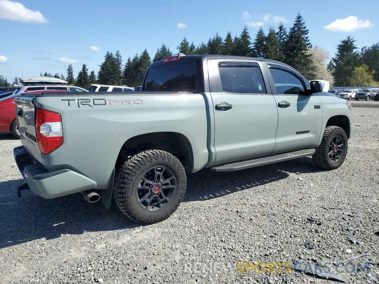 3 fotografías del automóvil dañado 5TFDY5F19MX963094 TOYOTA TUNDRA 2021