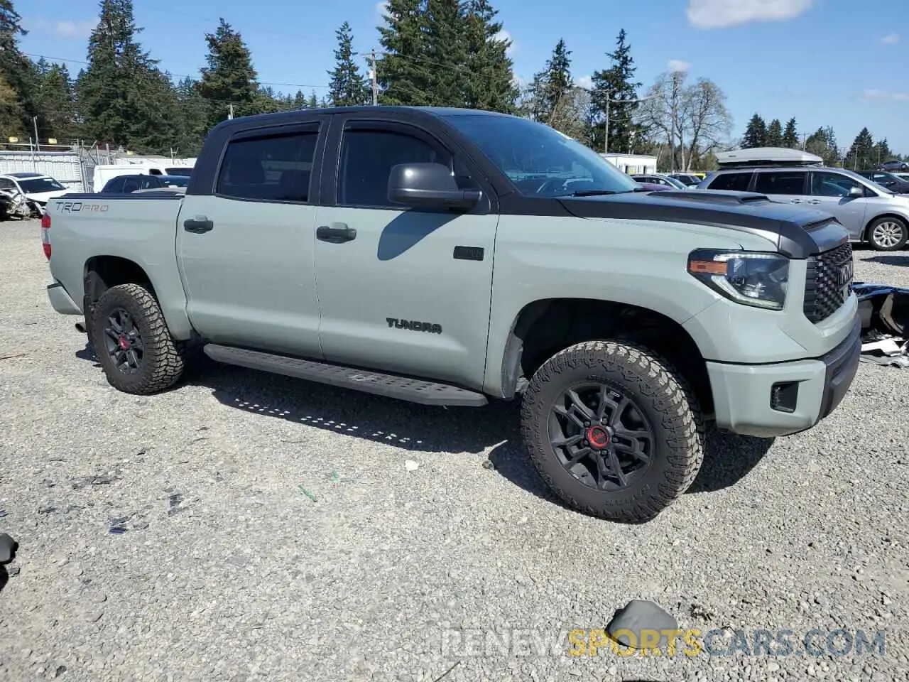4 fotografías del automóvil dañado 5TFDY5F19MX963094 TOYOTA TUNDRA 2021