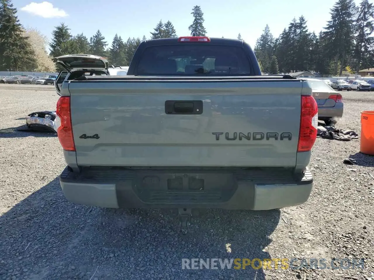 6 fotografías del automóvil dañado 5TFDY5F19MX963094 TOYOTA TUNDRA 2021
