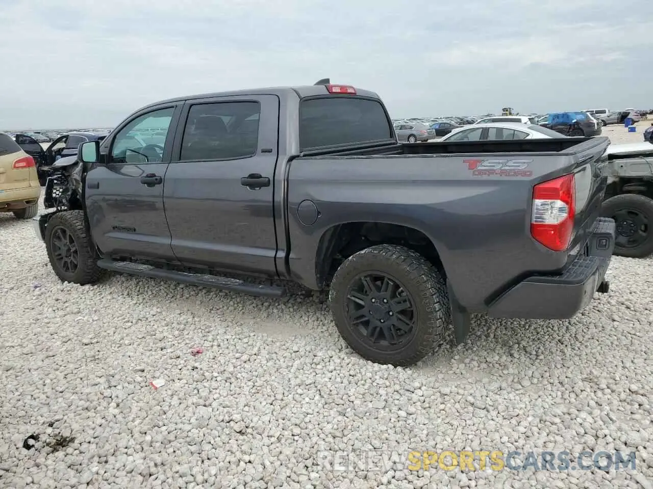 2 fotografías del automóvil dañado 5TFEY5F12MX299161 TOYOTA TUNDRA 2021