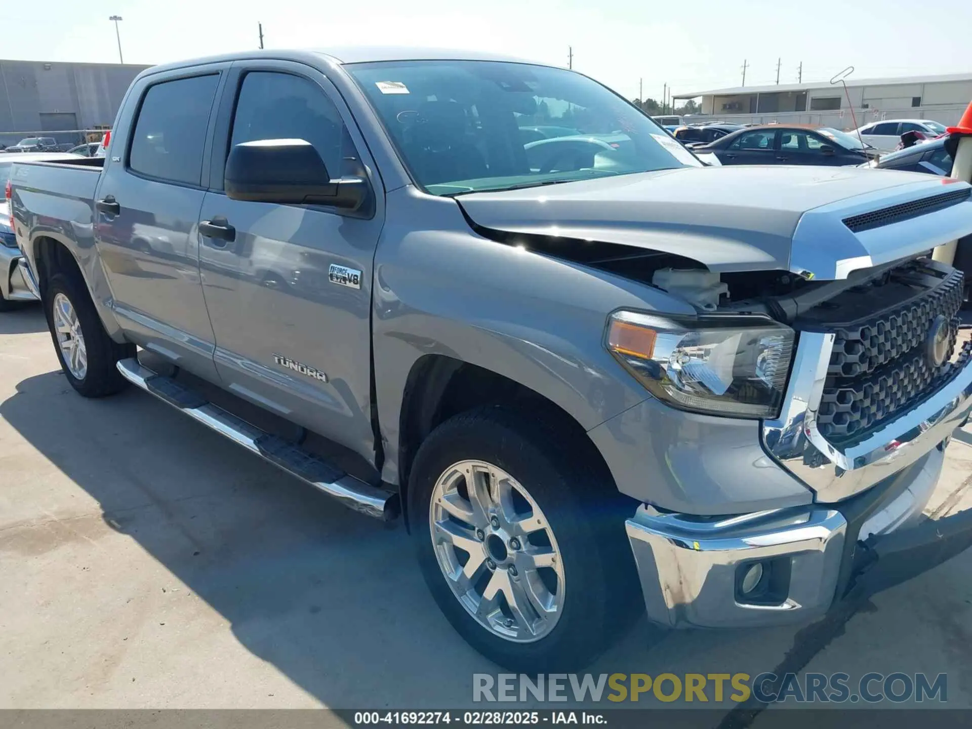 1 fotografías del automóvil dañado 5TFEY5F13MX272423 TOYOTA TUNDRA 2021