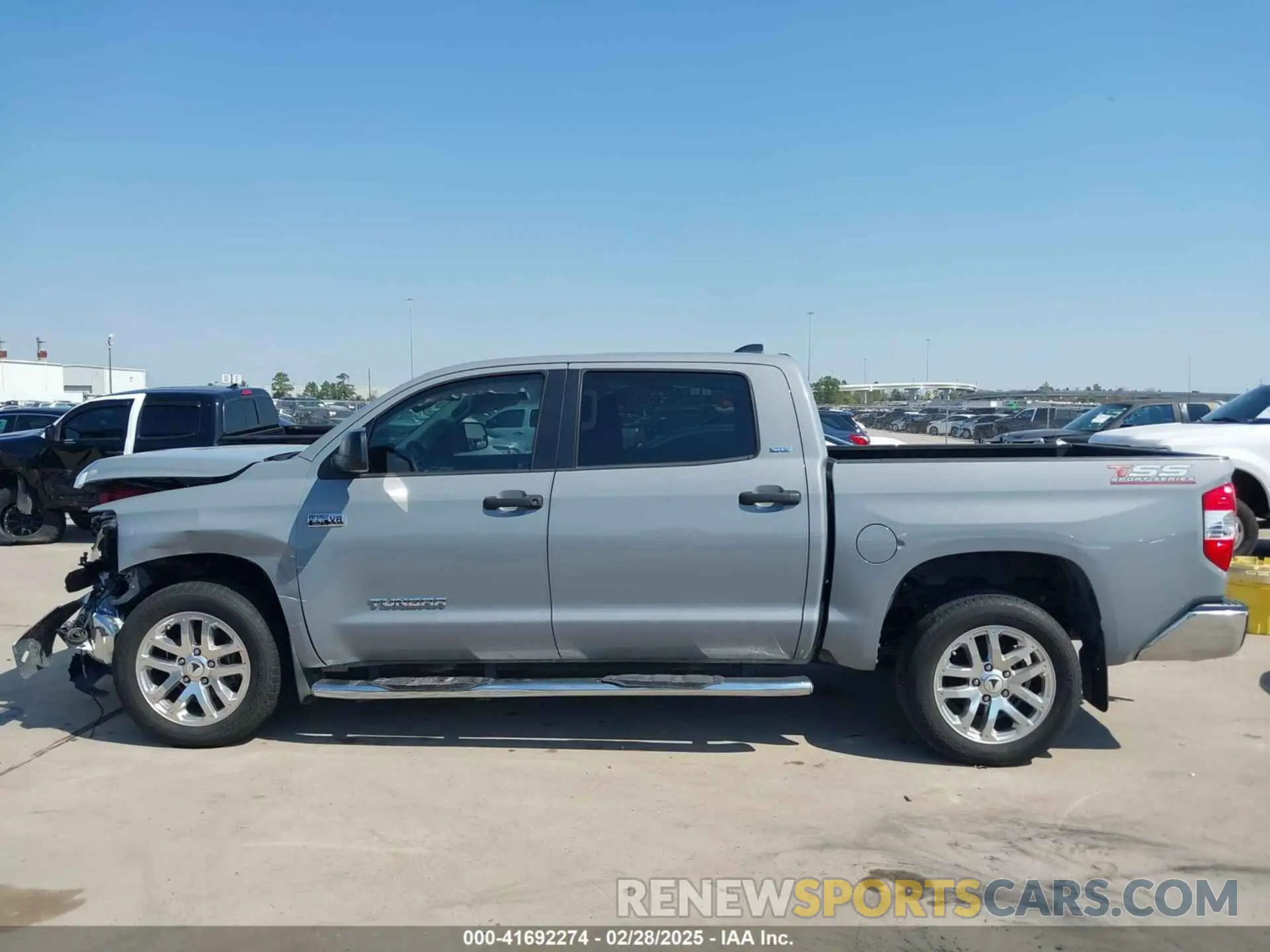 14 fotografías del automóvil dañado 5TFEY5F13MX272423 TOYOTA TUNDRA 2021