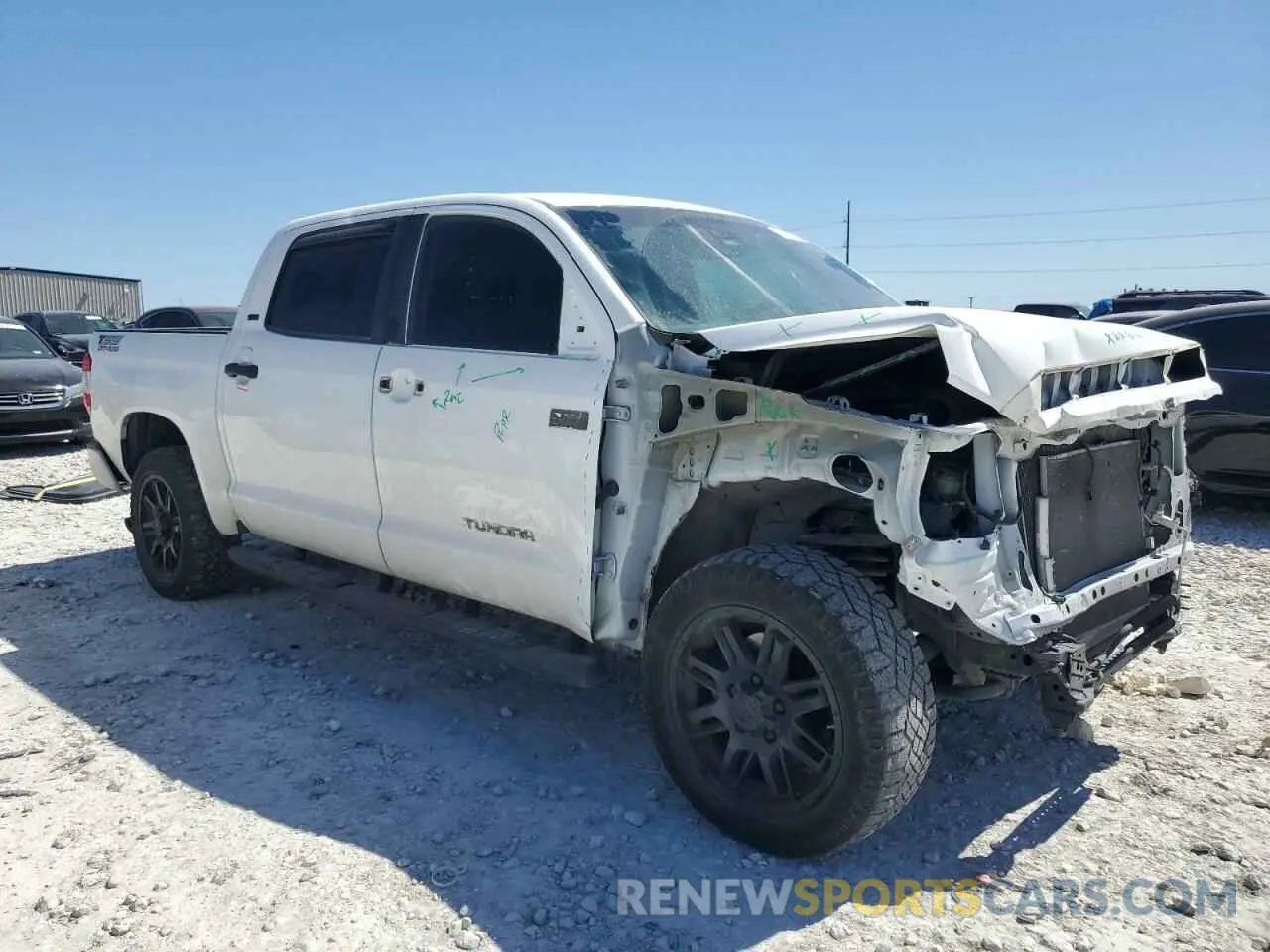 4 fotografías del automóvil dañado 5TFEY5F13MX278044 TOYOTA TUNDRA 2021