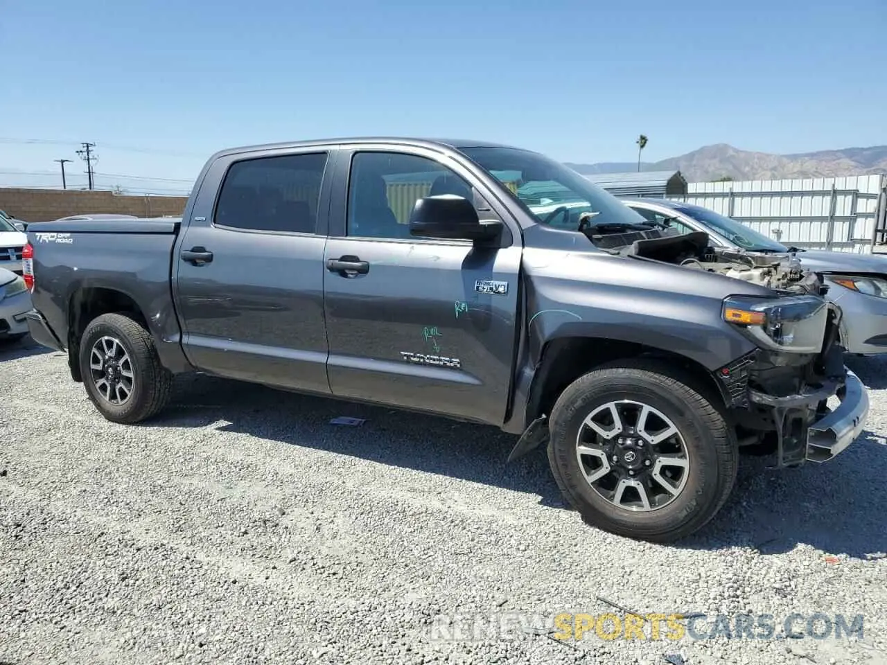 4 fotografías del automóvil dañado 5TFEY5F15MX294777 TOYOTA TUNDRA 2021