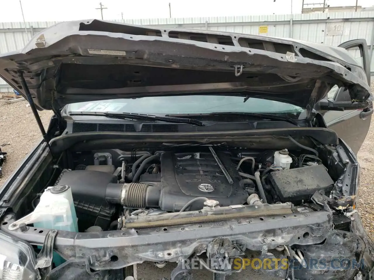 7 fotografías del automóvil dañado 5TFEY5F17MX298300 TOYOTA TUNDRA 2021