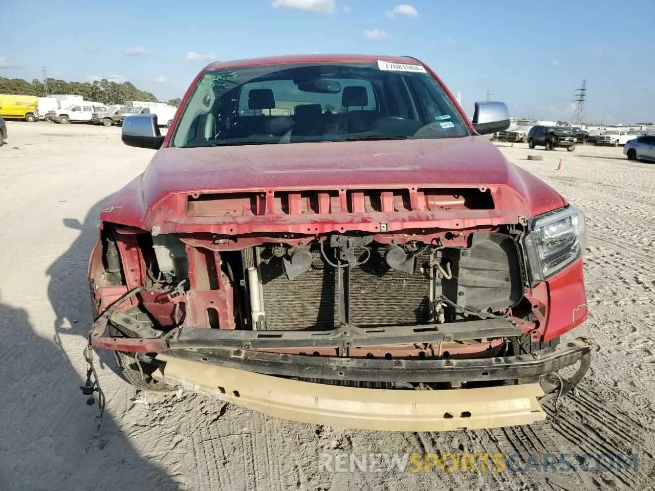 5 fotografías del automóvil dañado 5TFGY5F15MX276062 TOYOTA TUNDRA 2021