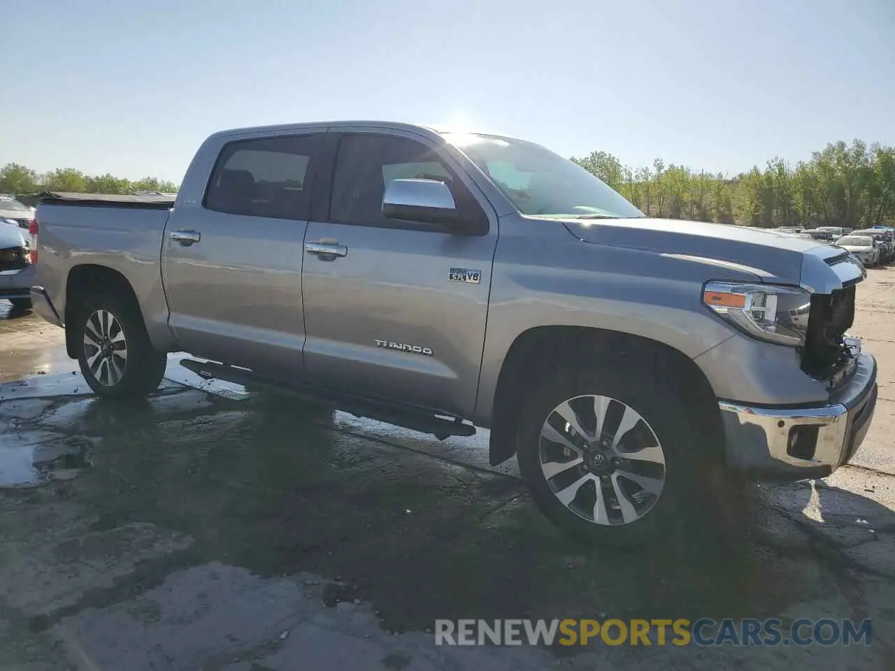 4 fotografías del automóvil dañado 5TFHY5F10MX002871 TOYOTA TUNDRA 2021
