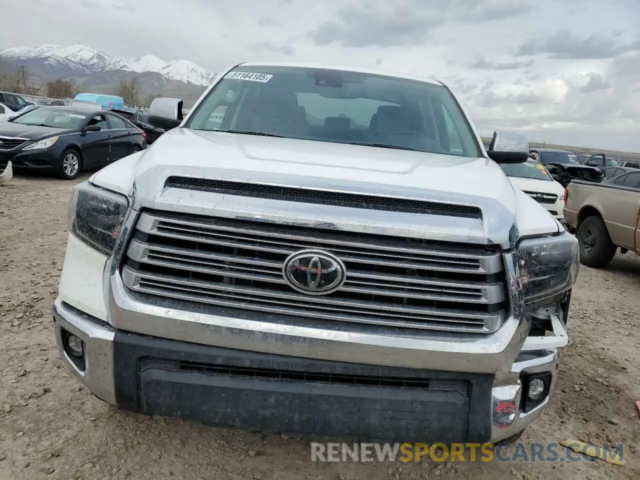 5 fotografías del automóvil dañado 5TFHY5F12MX993376 TOYOTA TUNDRA 2021