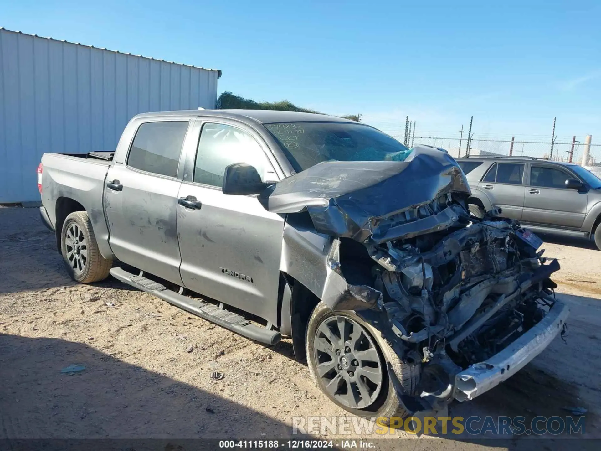 1 fotografías del automóvil dañado 5TFHY5F13MX038151 TOYOTA TUNDRA 2021