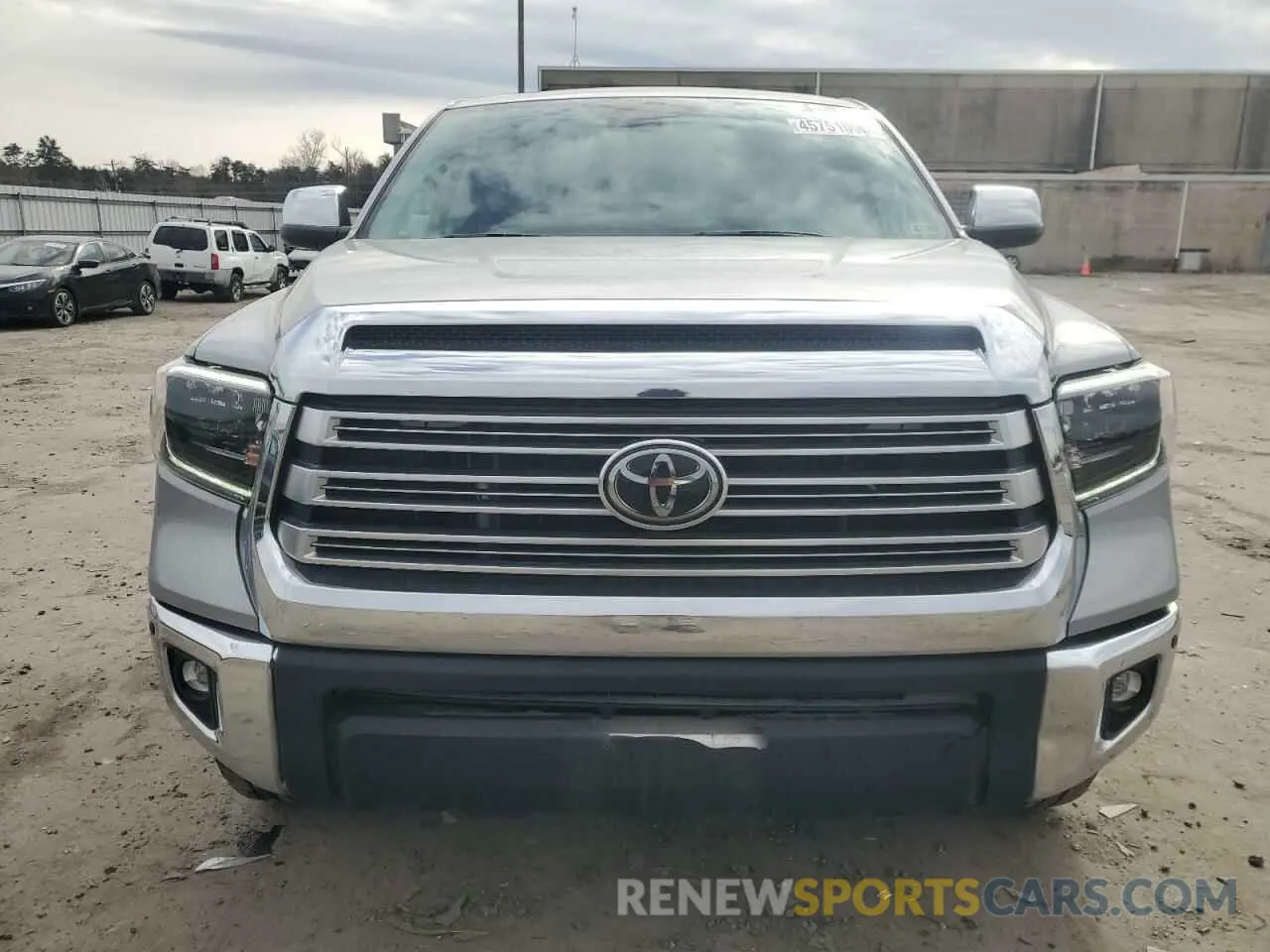 5 fotografías del automóvil dañado 5TFHY5F14MX985151 TOYOTA TUNDRA 2021