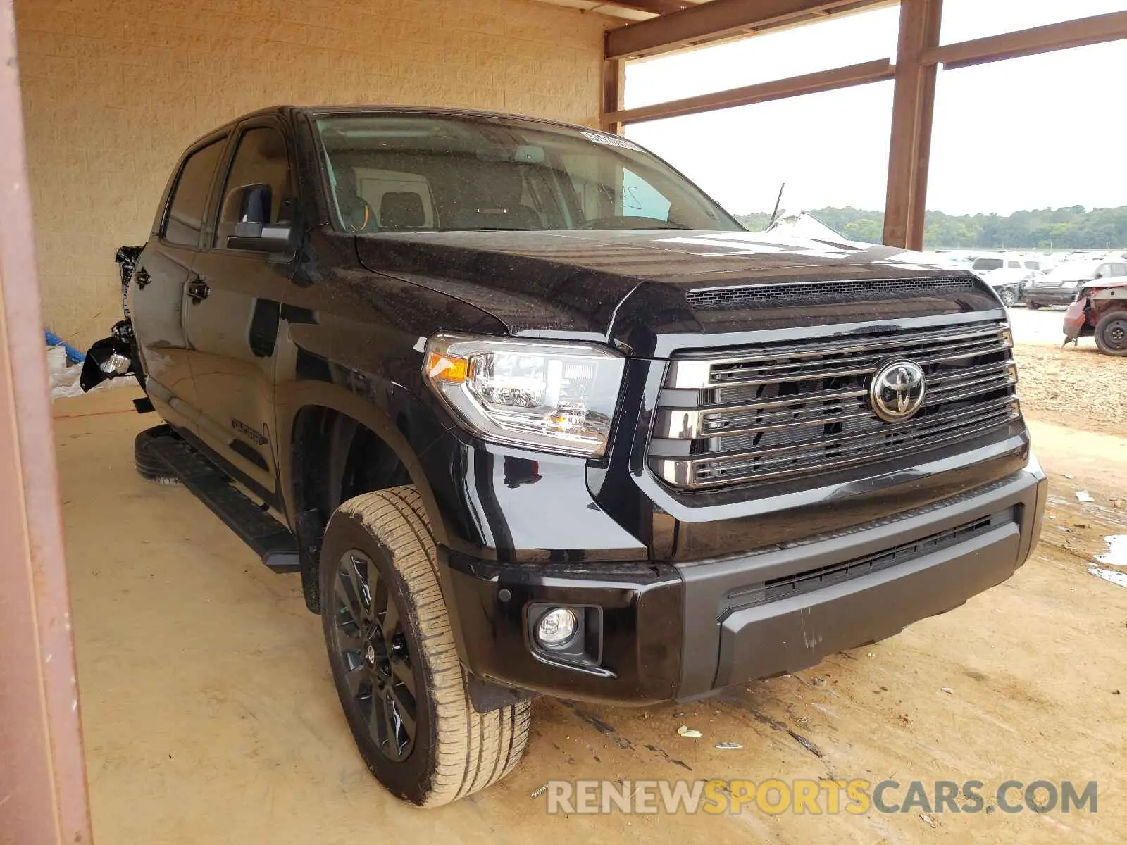 1 fotografías del automóvil dañado 5TFHY5F18MX009650 TOYOTA TUNDRA 2021