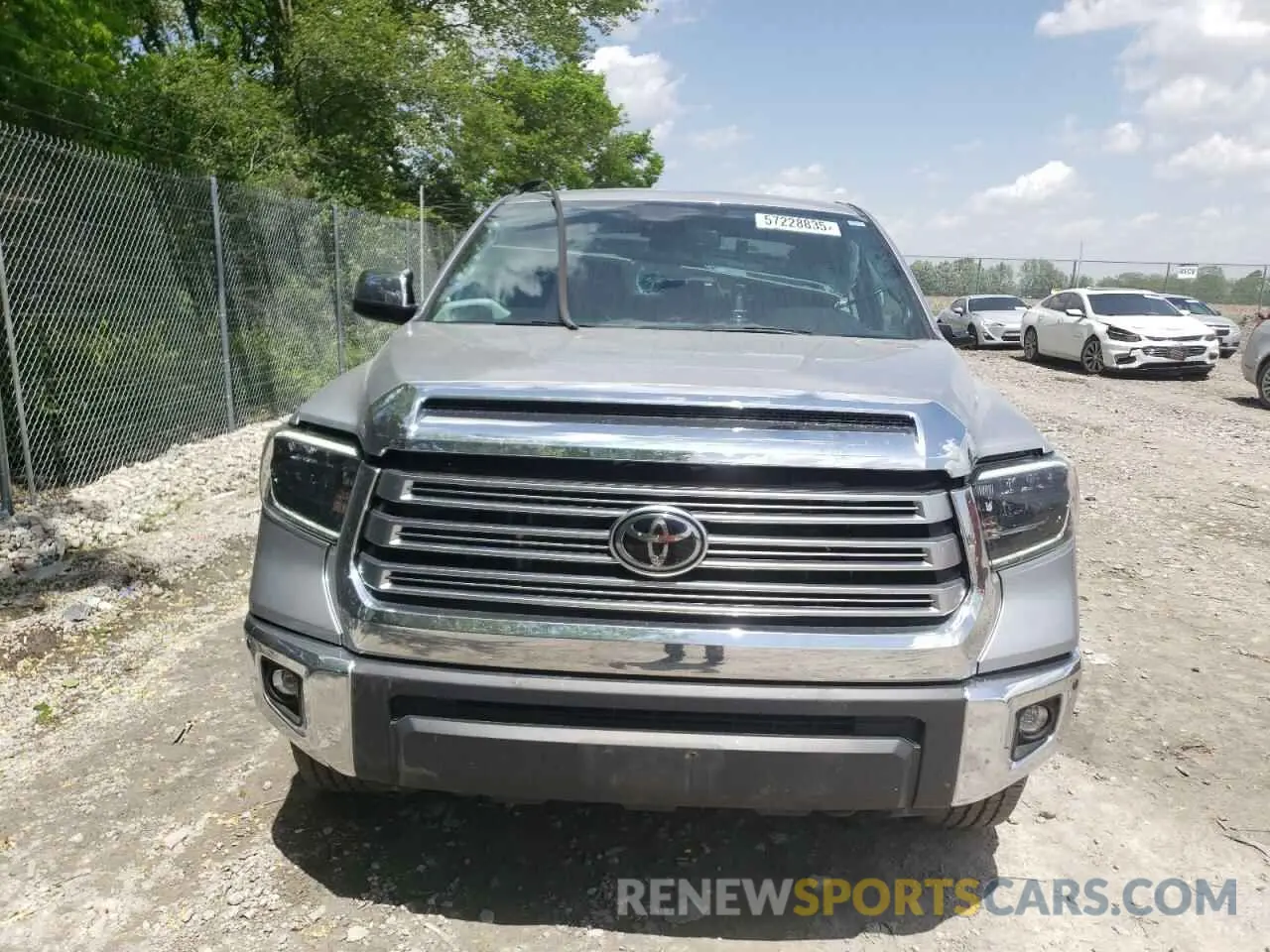 5 fotografías del automóvil dañado 5TFHY5F18MX965842 TOYOTA TUNDRA 2021