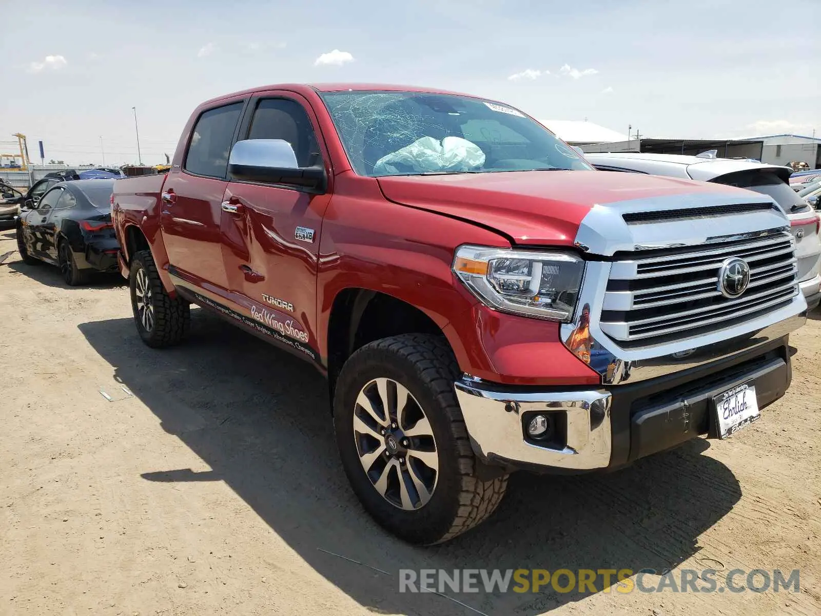 1 fotografías del automóvil dañado 5TFHY5F19MX021130 TOYOTA TUNDRA 2021