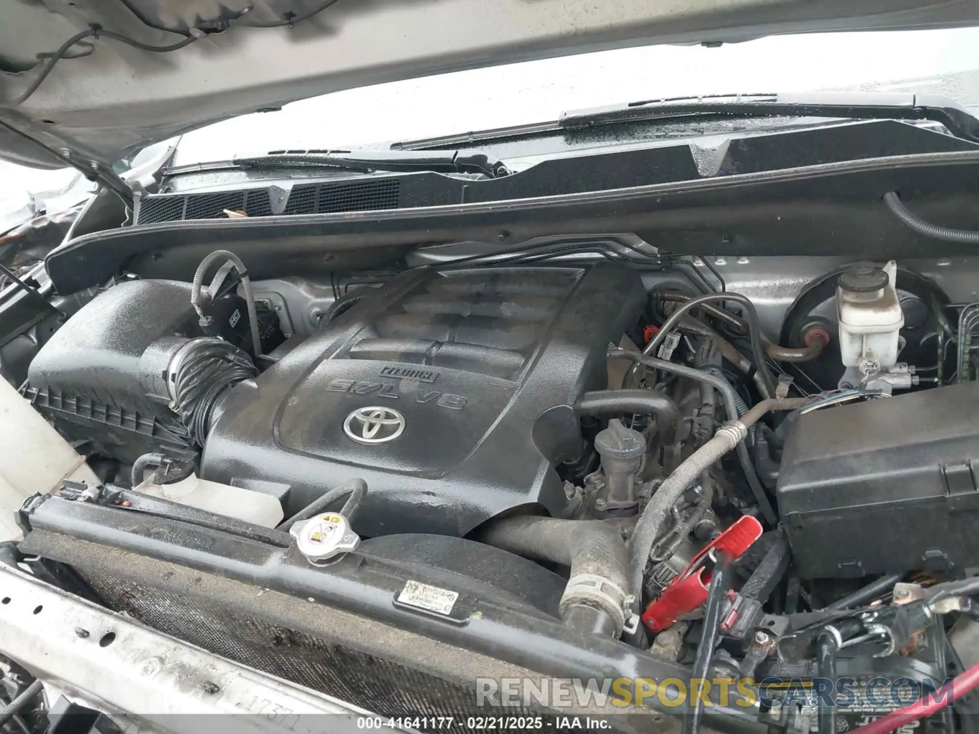10 fotografías del automóvil dañado 5TFRY5F12MX281339 TOYOTA TUNDRA 2021