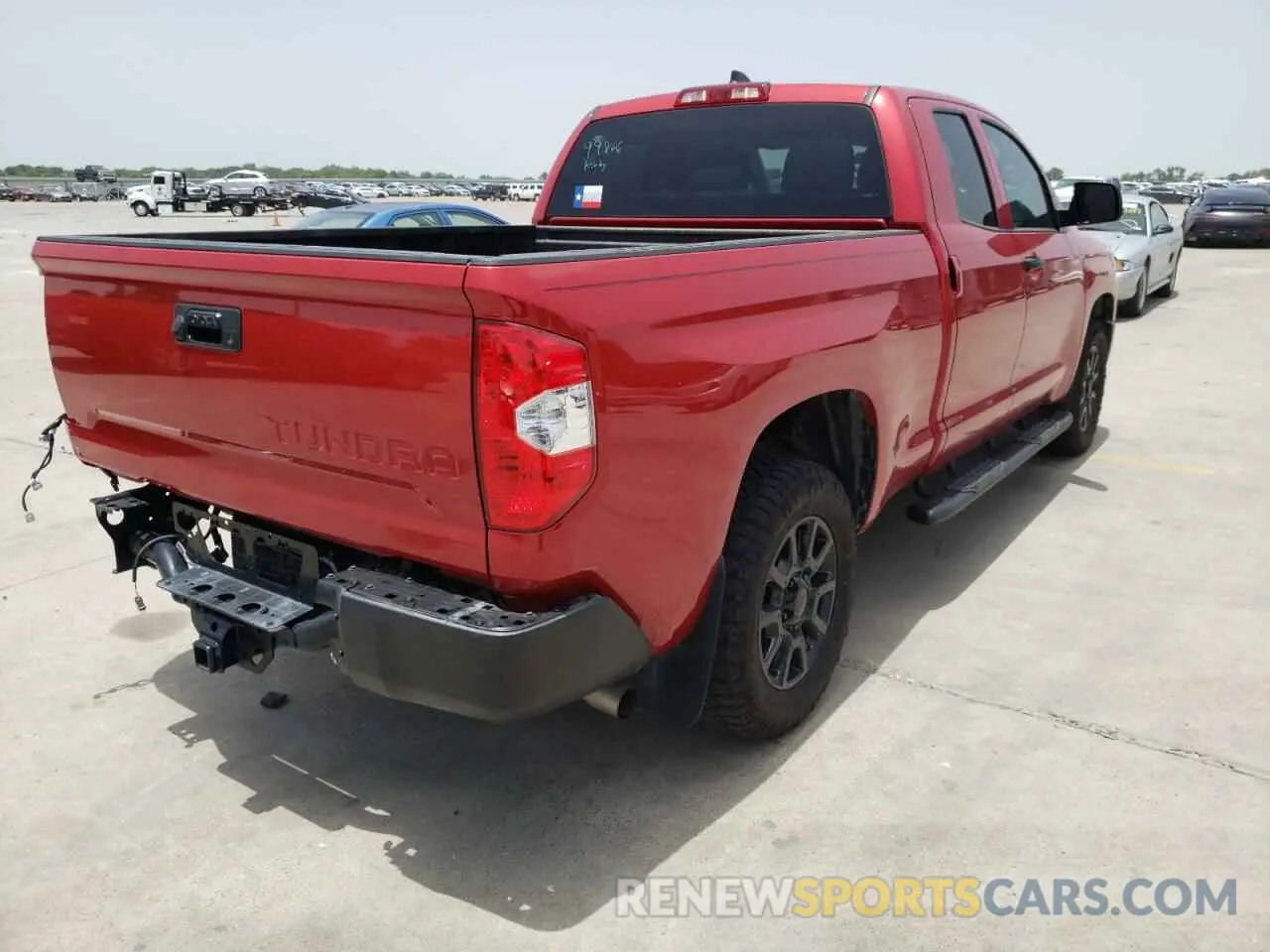 4 fotografías del automóvil dañado 5TFRY5F14MX282251 TOYOTA TUNDRA 2021